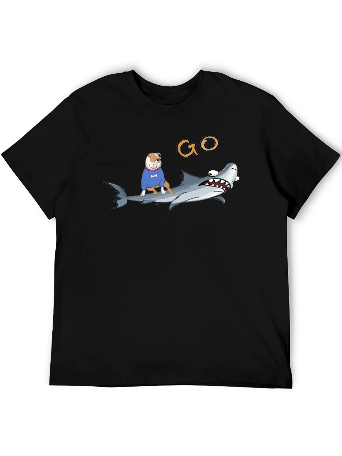 Shark Dog T-Shirt - Funny Animal Graphic Tee