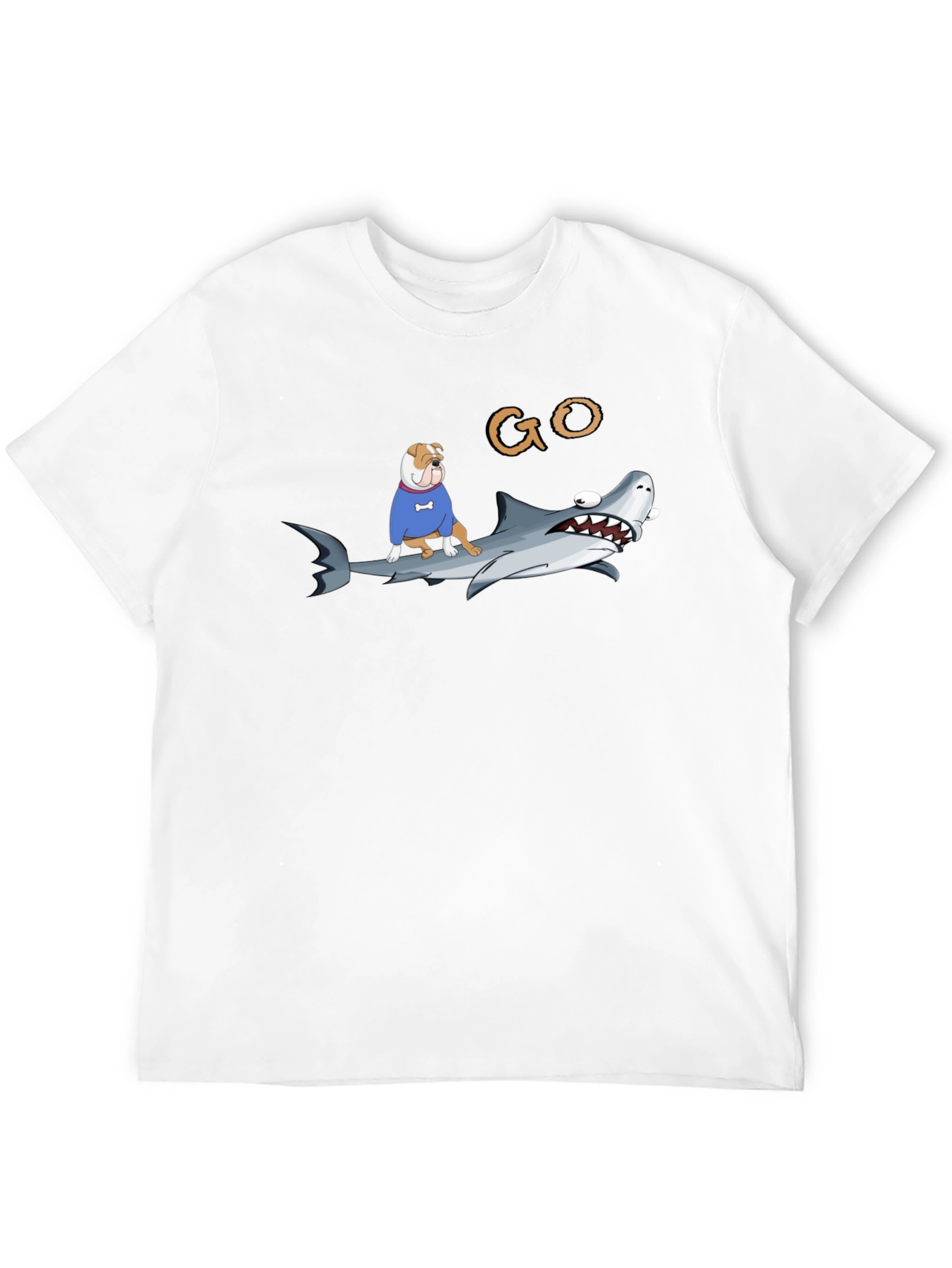 Shark Dog T-Shirt - Funny Animal Graphic Tee