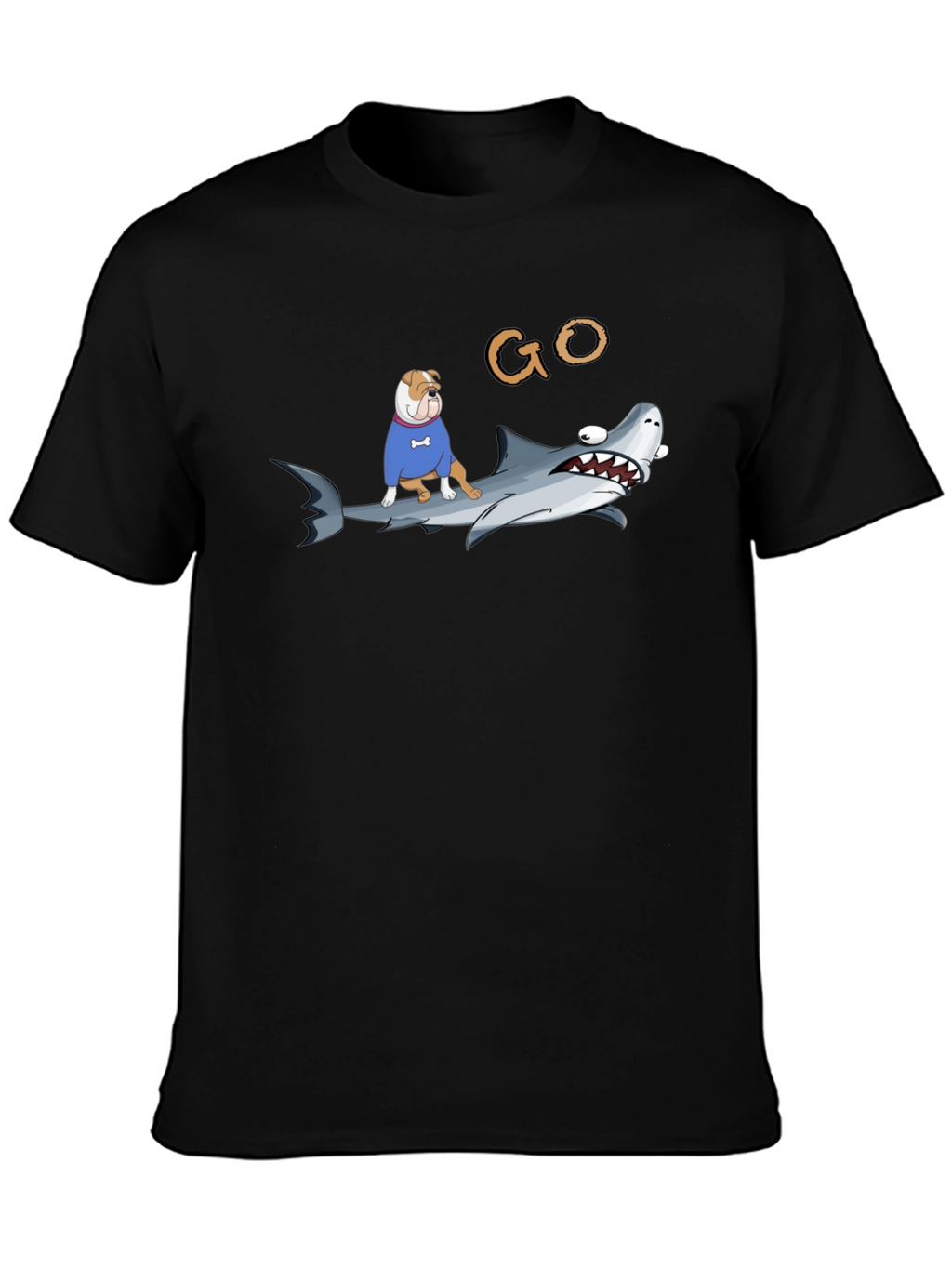 Shark Dog T-Shirt - Funny Animal Graphic Tee