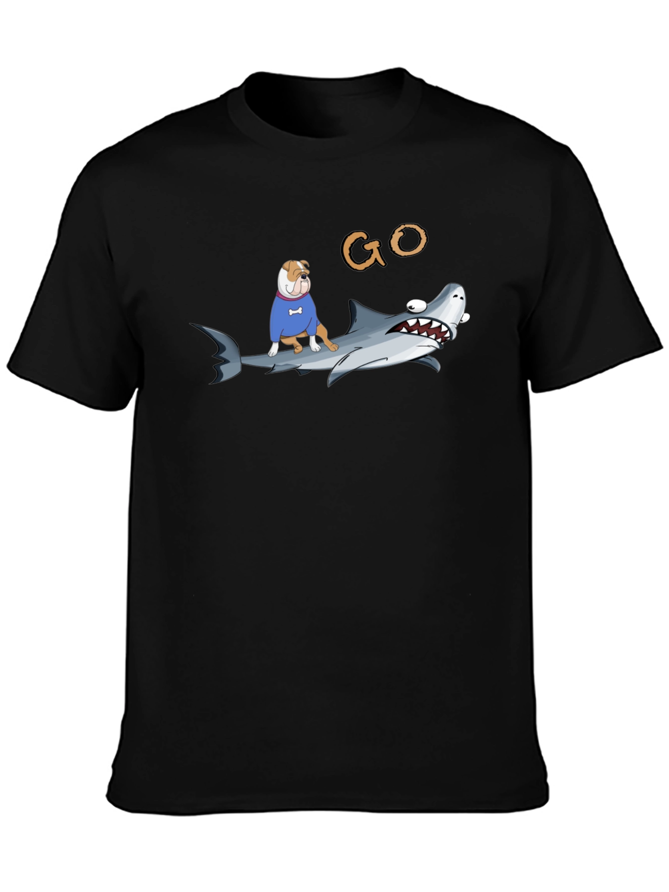 Shark Dog T-Shirt - Funny Animal Graphic Tee