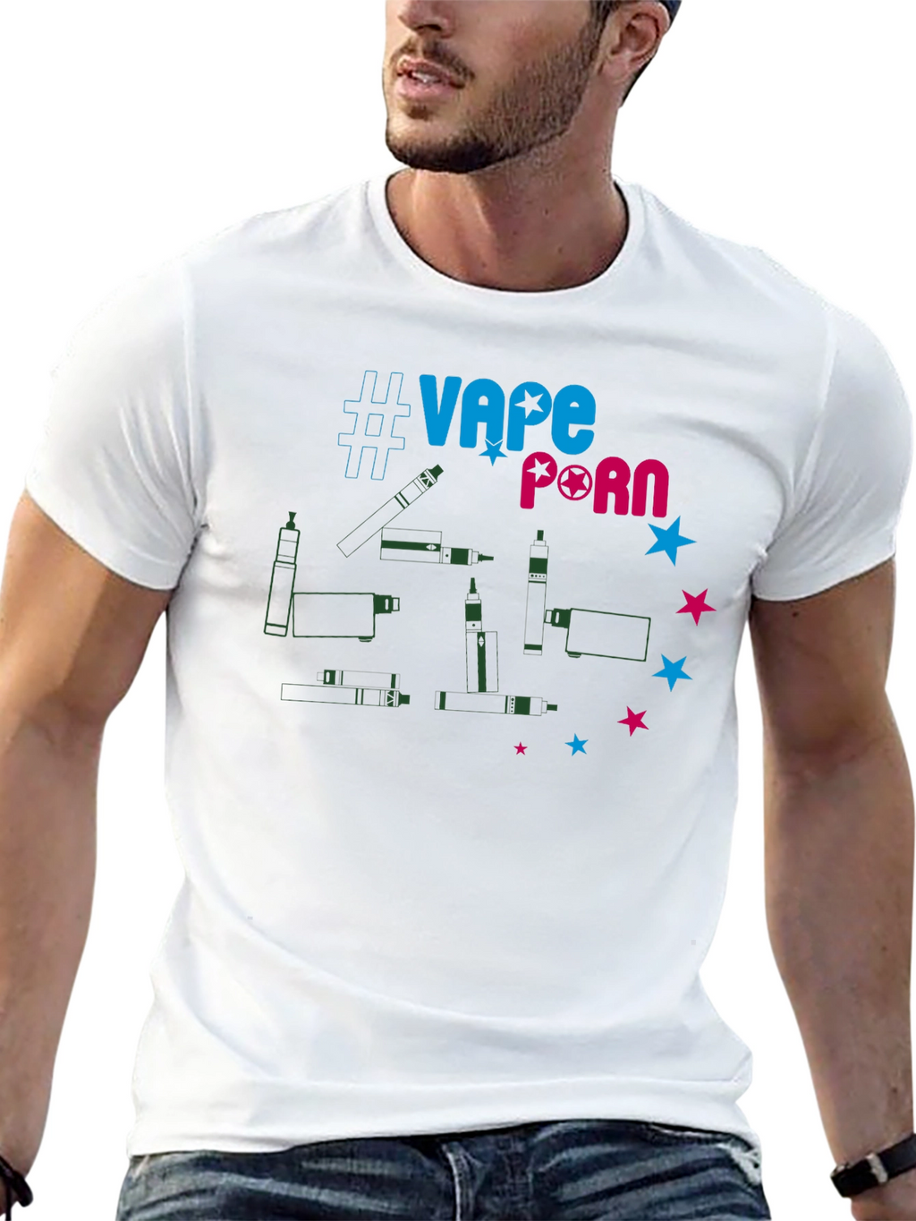 Vape Porn T-Shirt - Funny Vaping Design