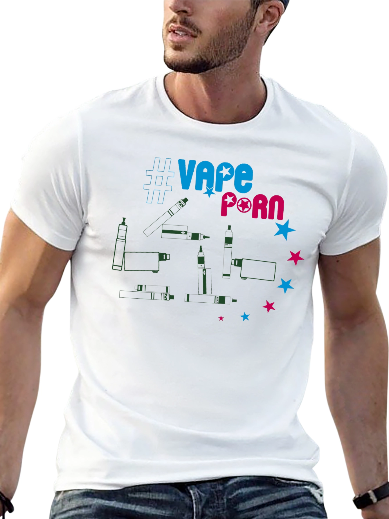 Vape Porn T-Shirt - Funny Vaping Design