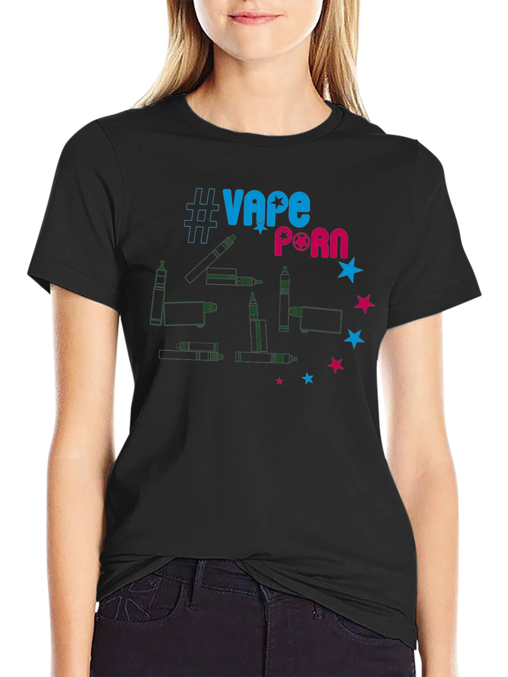 Vape Porn T-Shirt - Funny Vaping Design