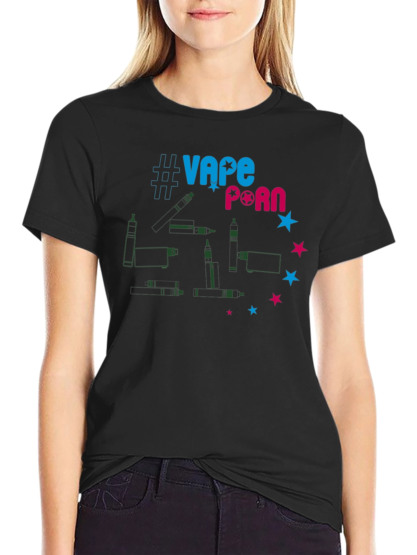 Vape Porn T-Shirt - Funny Vaping Design