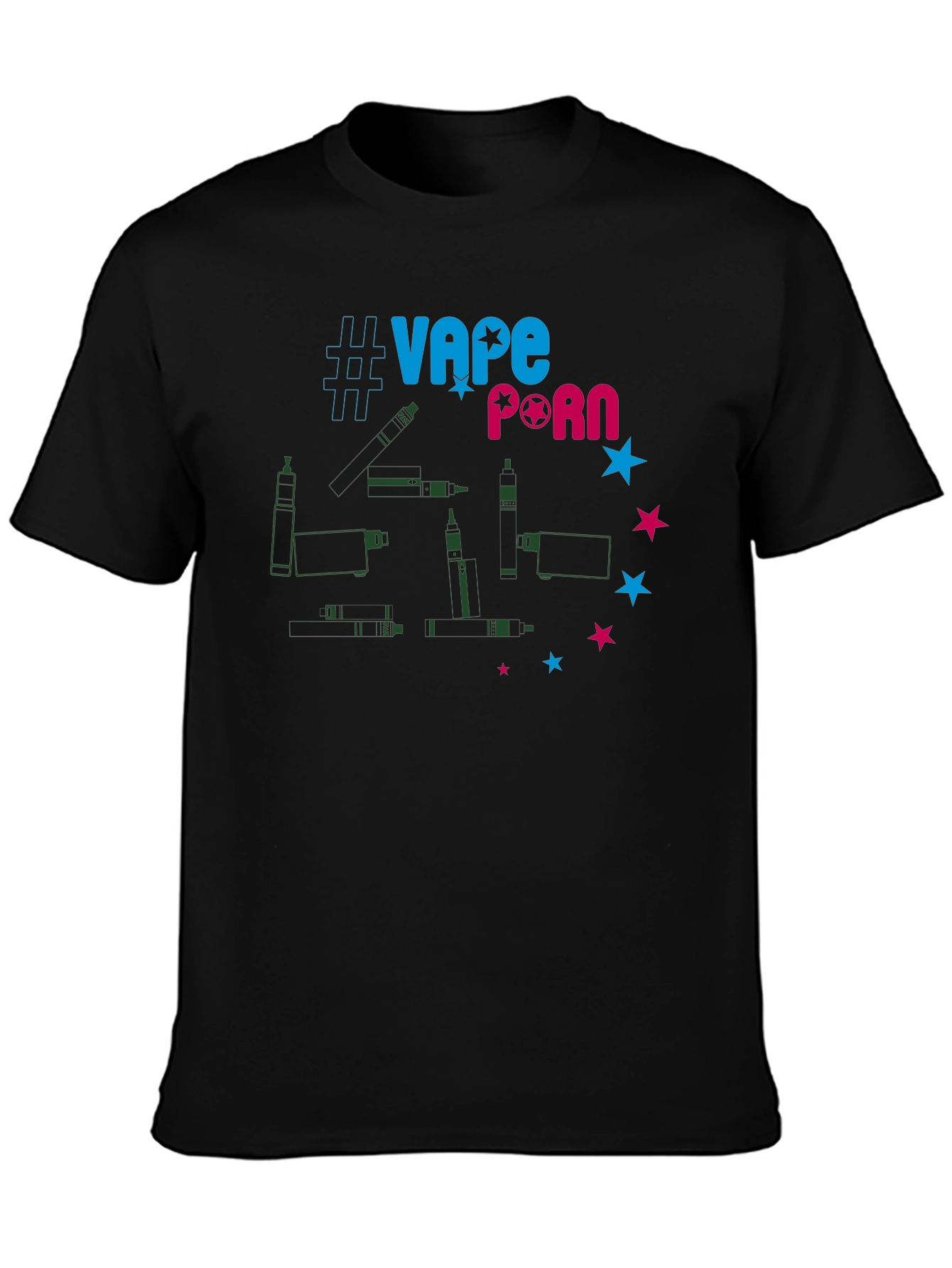 Vape Porn T-Shirt - Funny Vaping Design