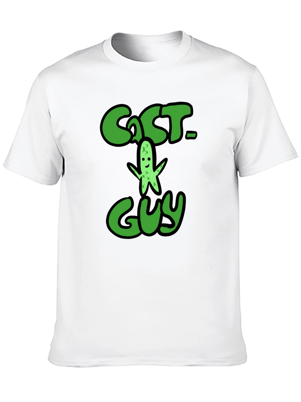 Cactus Guy Graphic Print T-Shirt