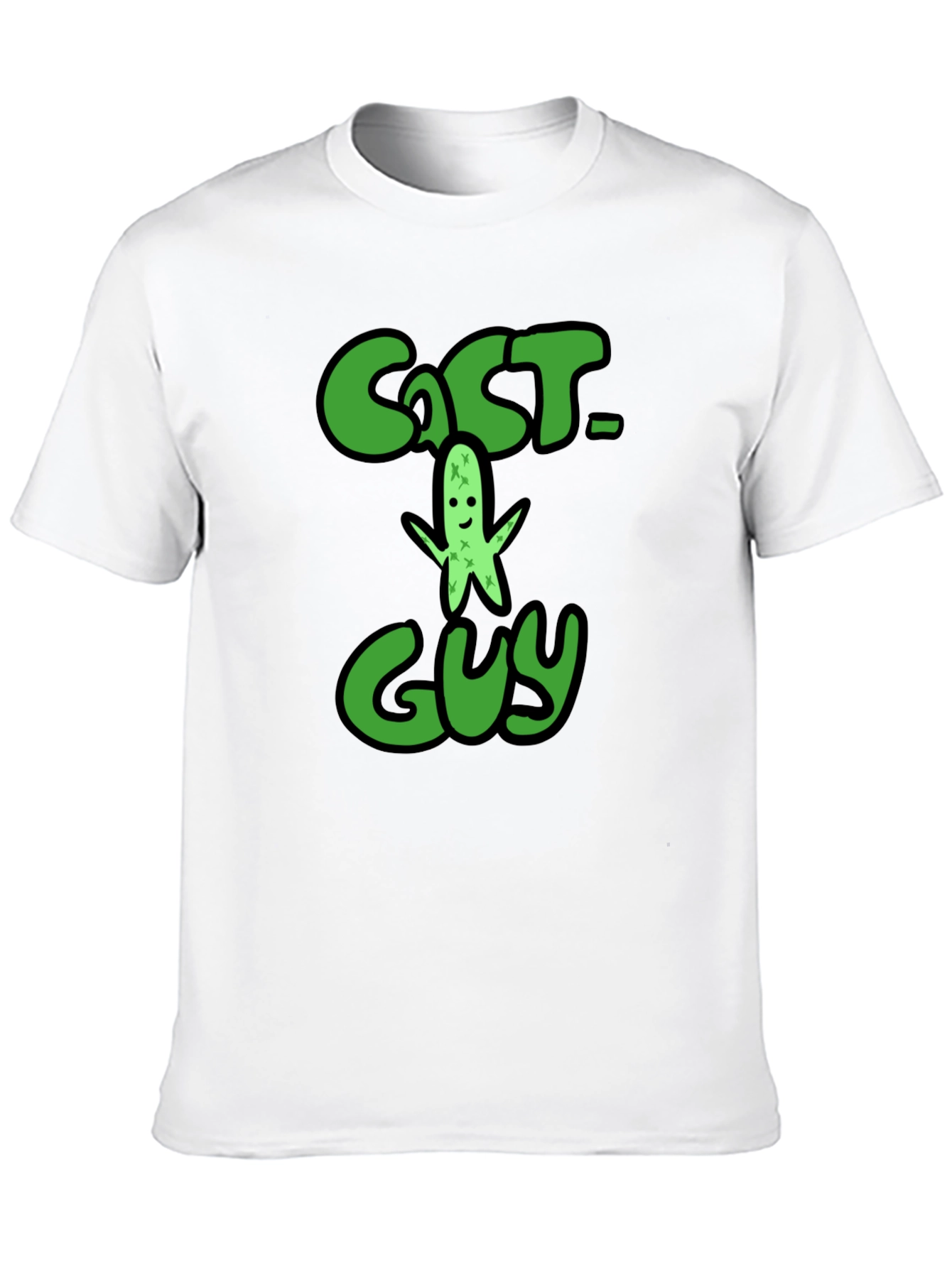 Cactus Guy Graphic Print T-Shirt
