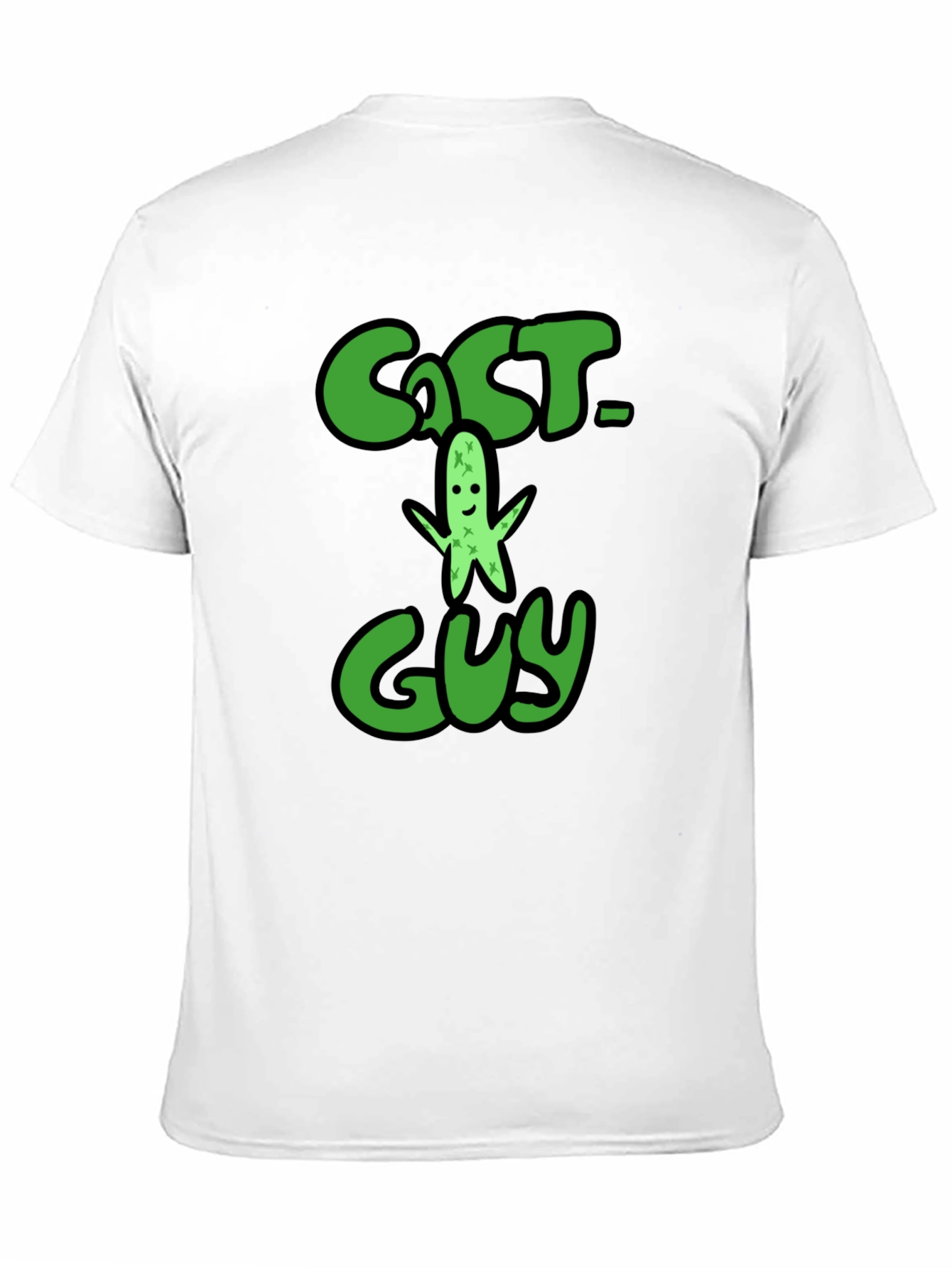Cactus Guy Graphic Print T-Shirt