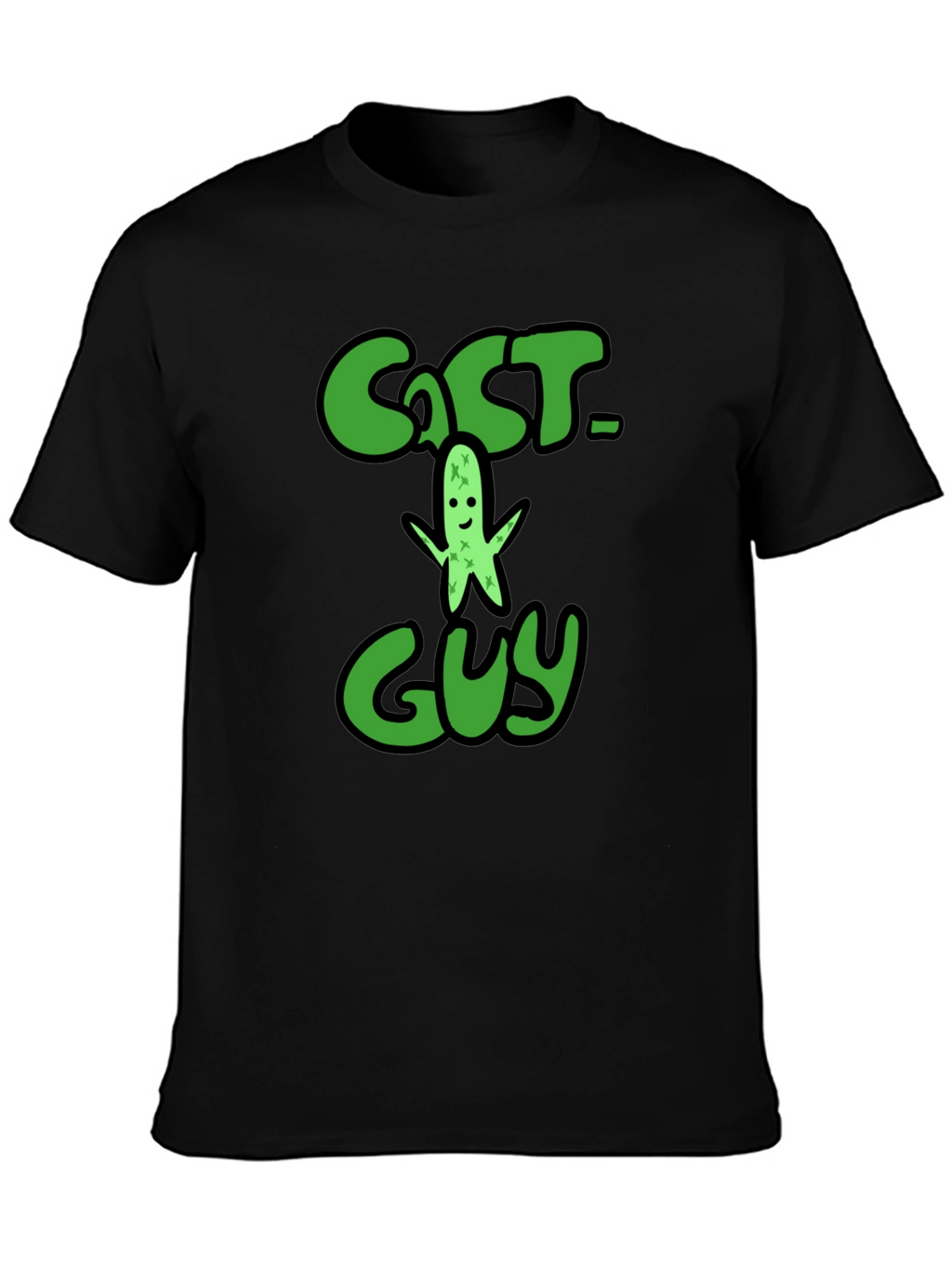Cactus Guy Graphic Print T-Shirt