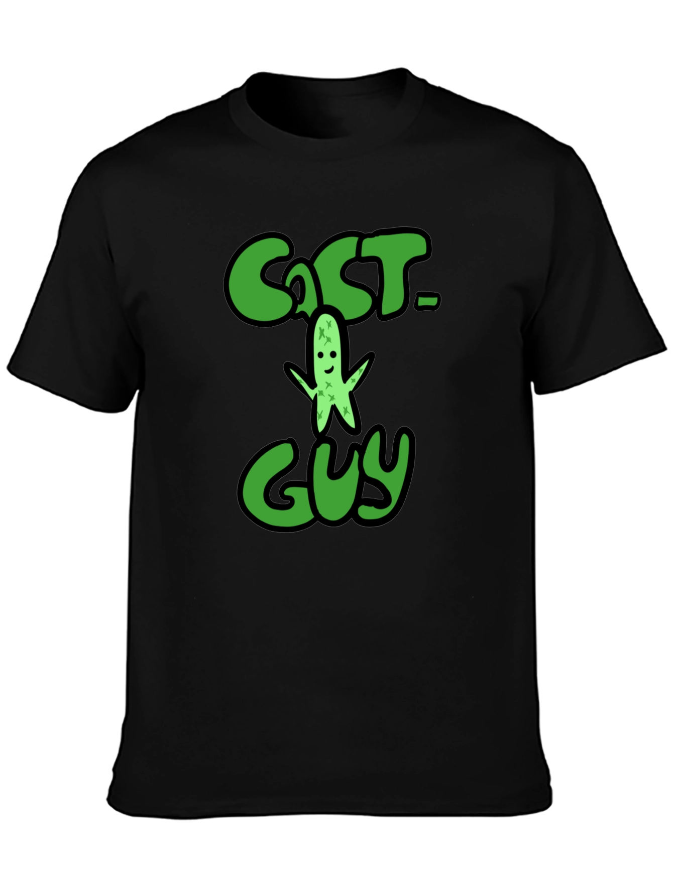 Cactus Guy Graphic Print T-Shirt