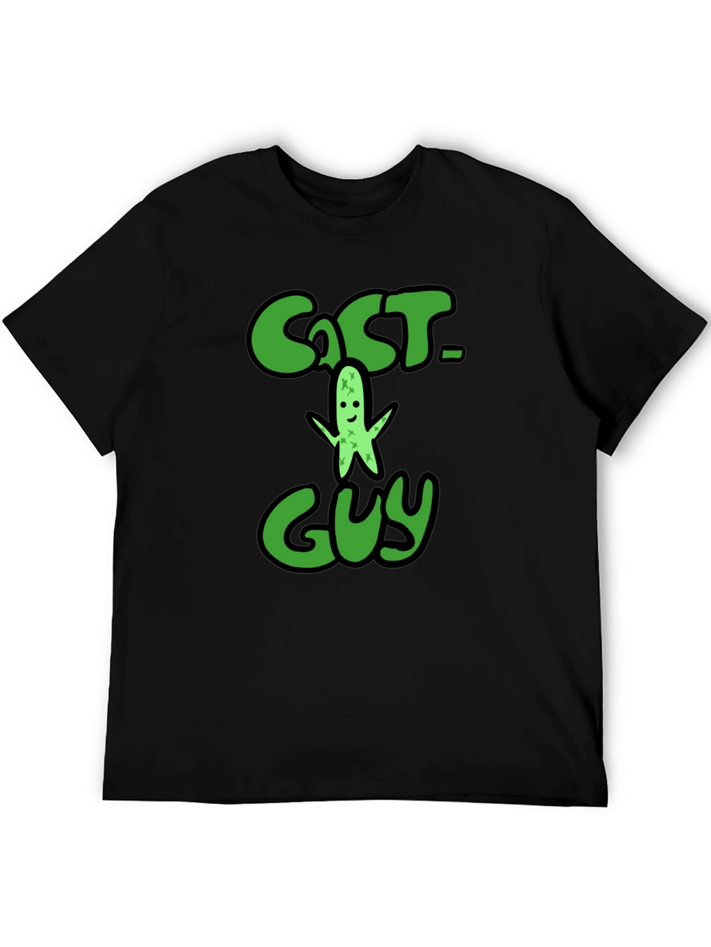 Cactus Guy Graphic Print T-Shirt