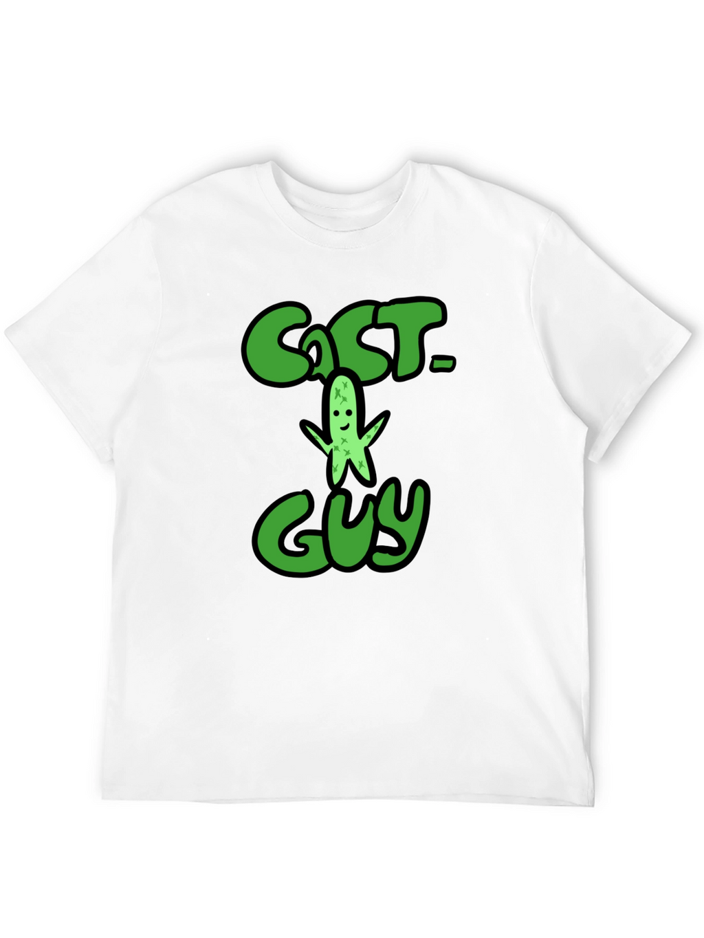 Cactus Guy Graphic Print T-Shirt