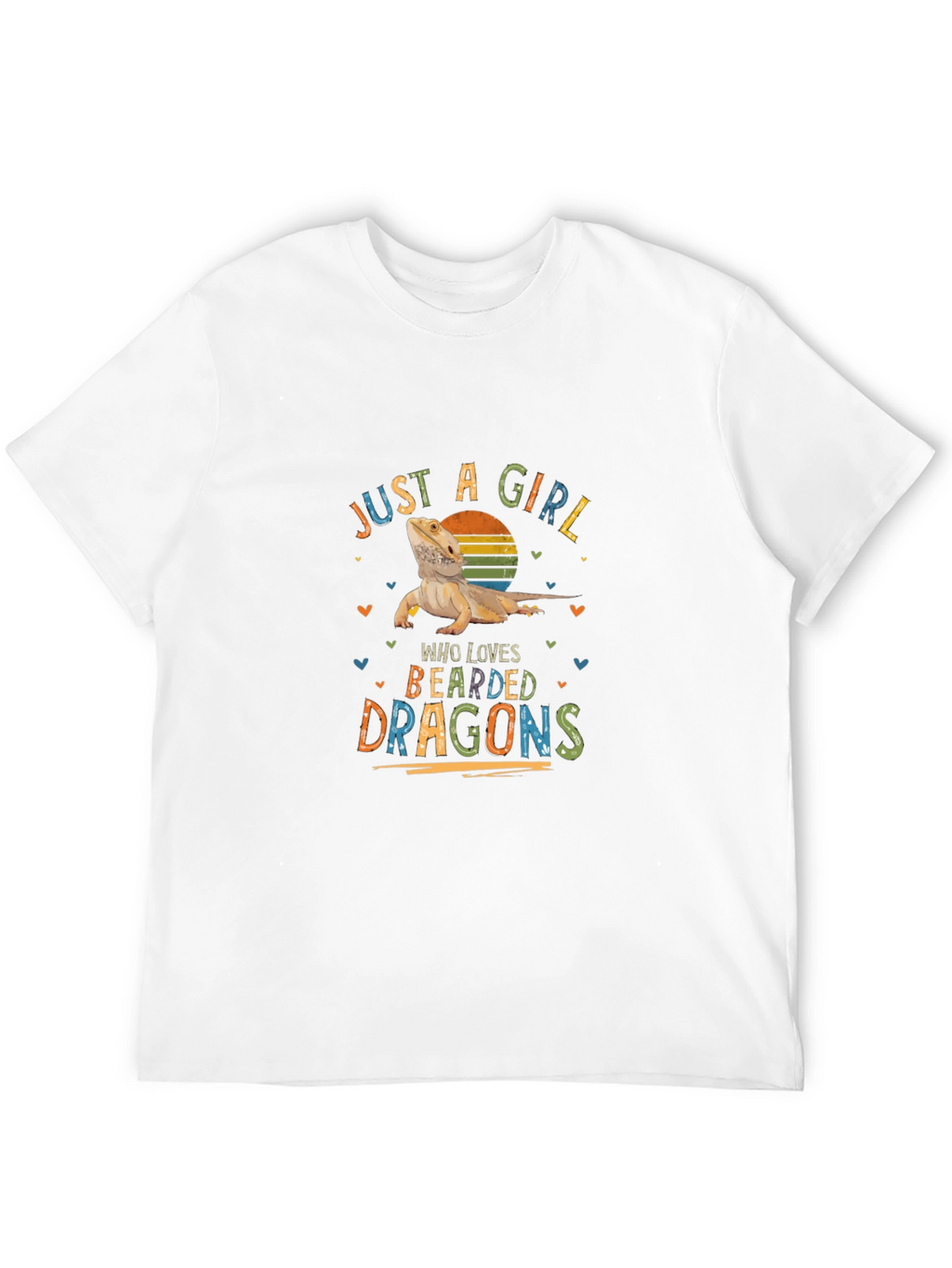 Just A Girl Who Loves Bearded Dragons T-Shirt