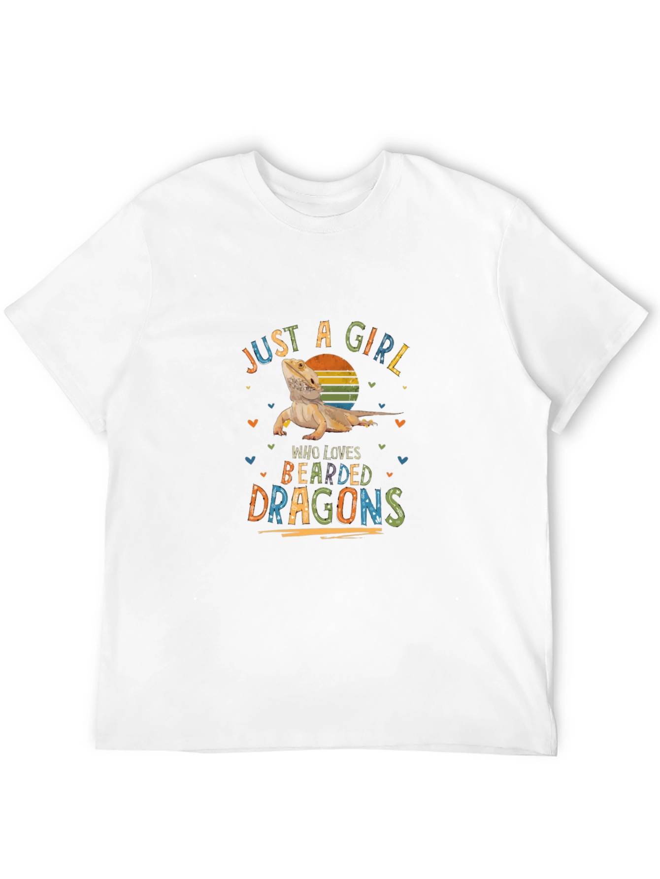 Just A Girl Who Loves Bearded Dragons T-Shirt