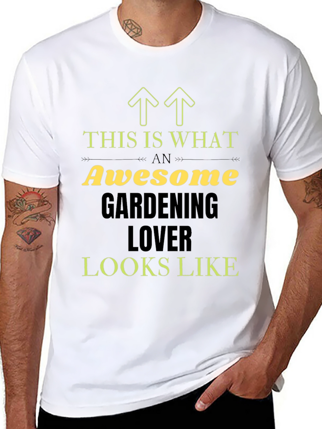 Awesome Gardening Lover T-Shirt - Black