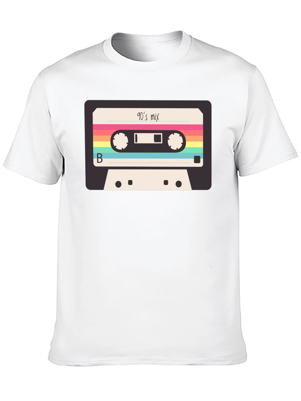 90s Mix Tape T-Shirt - Retro Cassette Graphic Tee