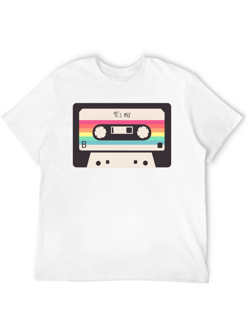 90s Mix Tape T-Shirt - Retro Cassette Graphic Tee