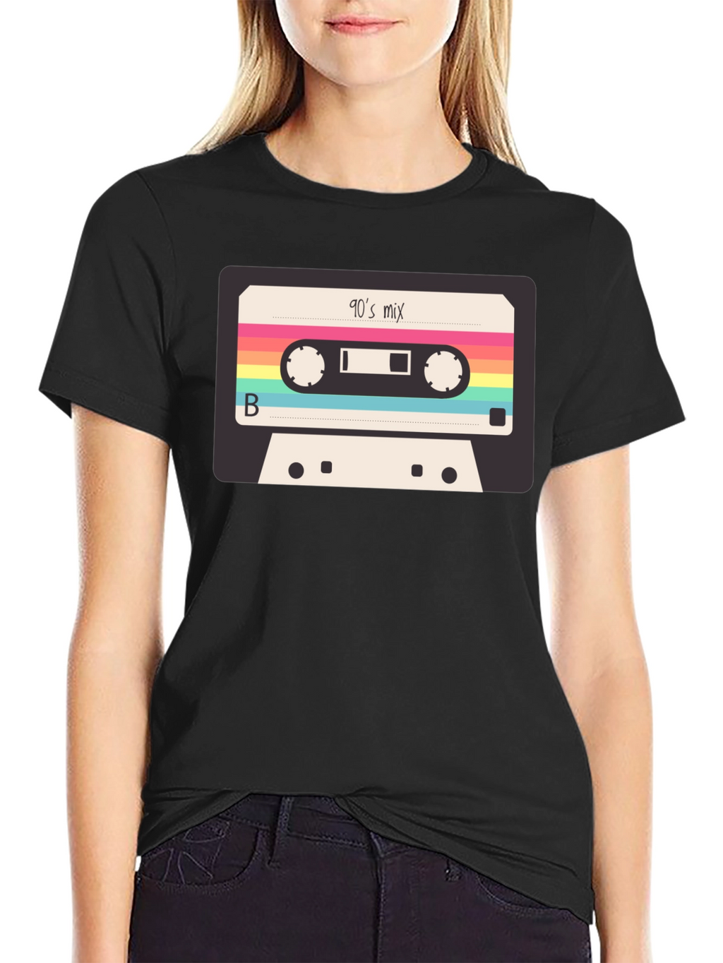 90s Mix Tape T-Shirt - Retro Cassette Graphic Tee