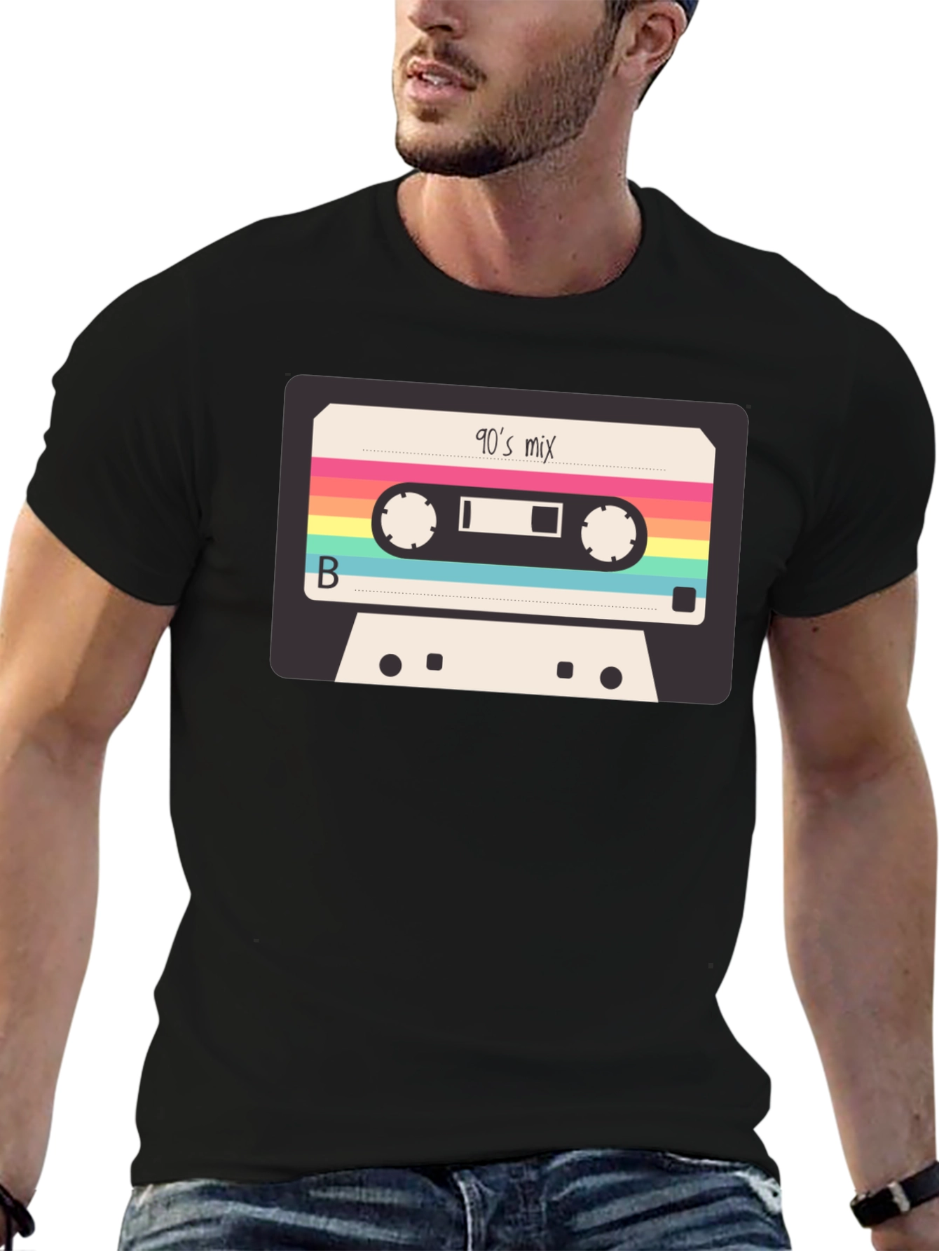 90s Mix Tape T-Shirt - Retro Cassette Graphic Tee