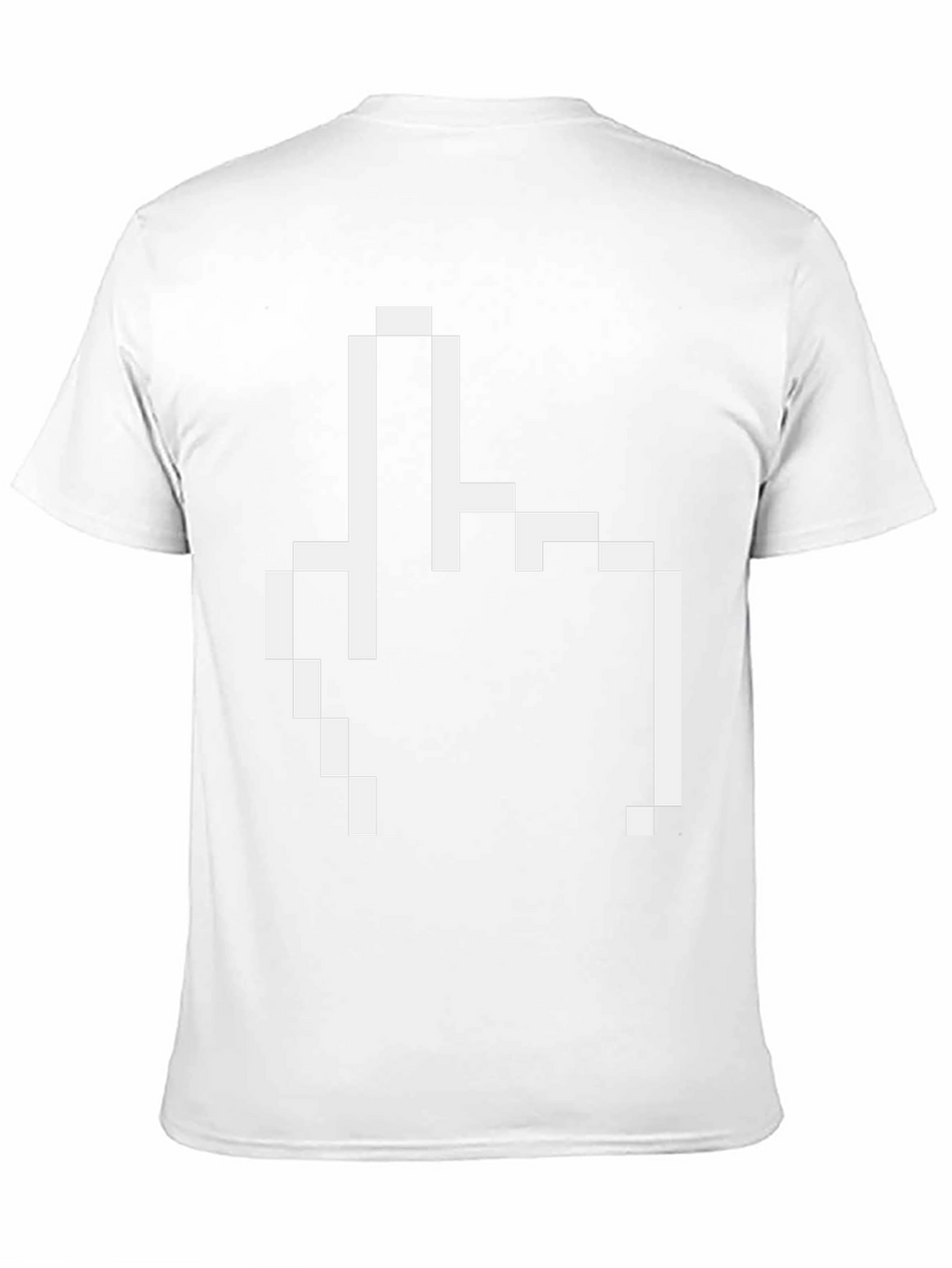 Pixel Finger T-Shirt - Retro Style Funny Graphic Tee