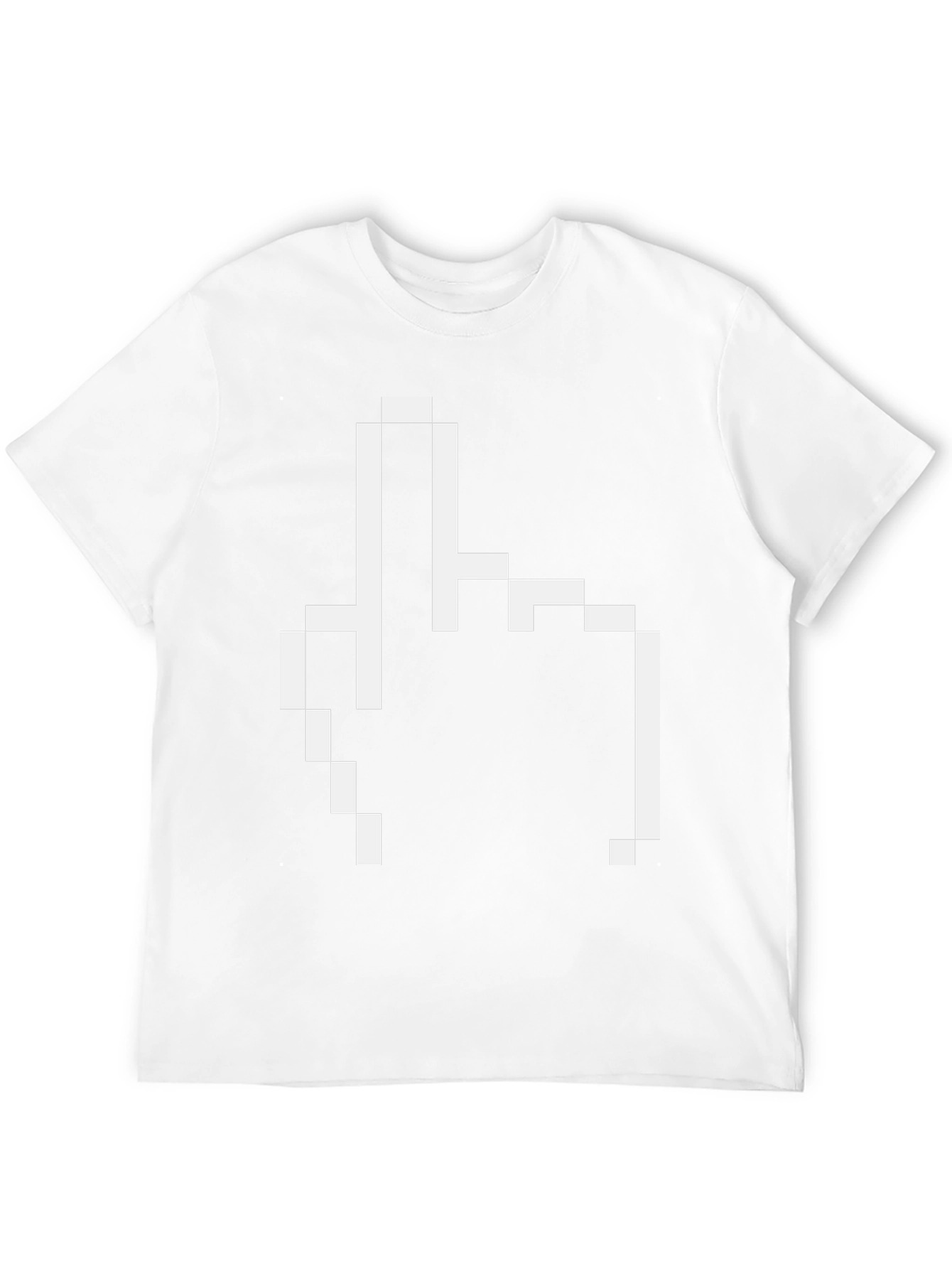 Pixel Finger T-Shirt - Retro Style Funny Graphic Tee