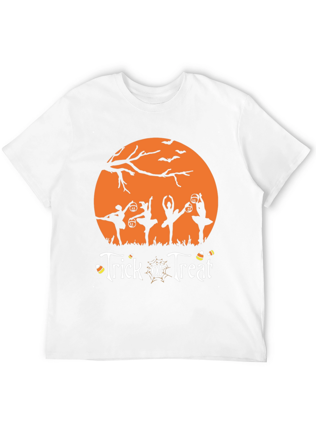 Halloween Ballerina Trick or Treat Graphic Tee
