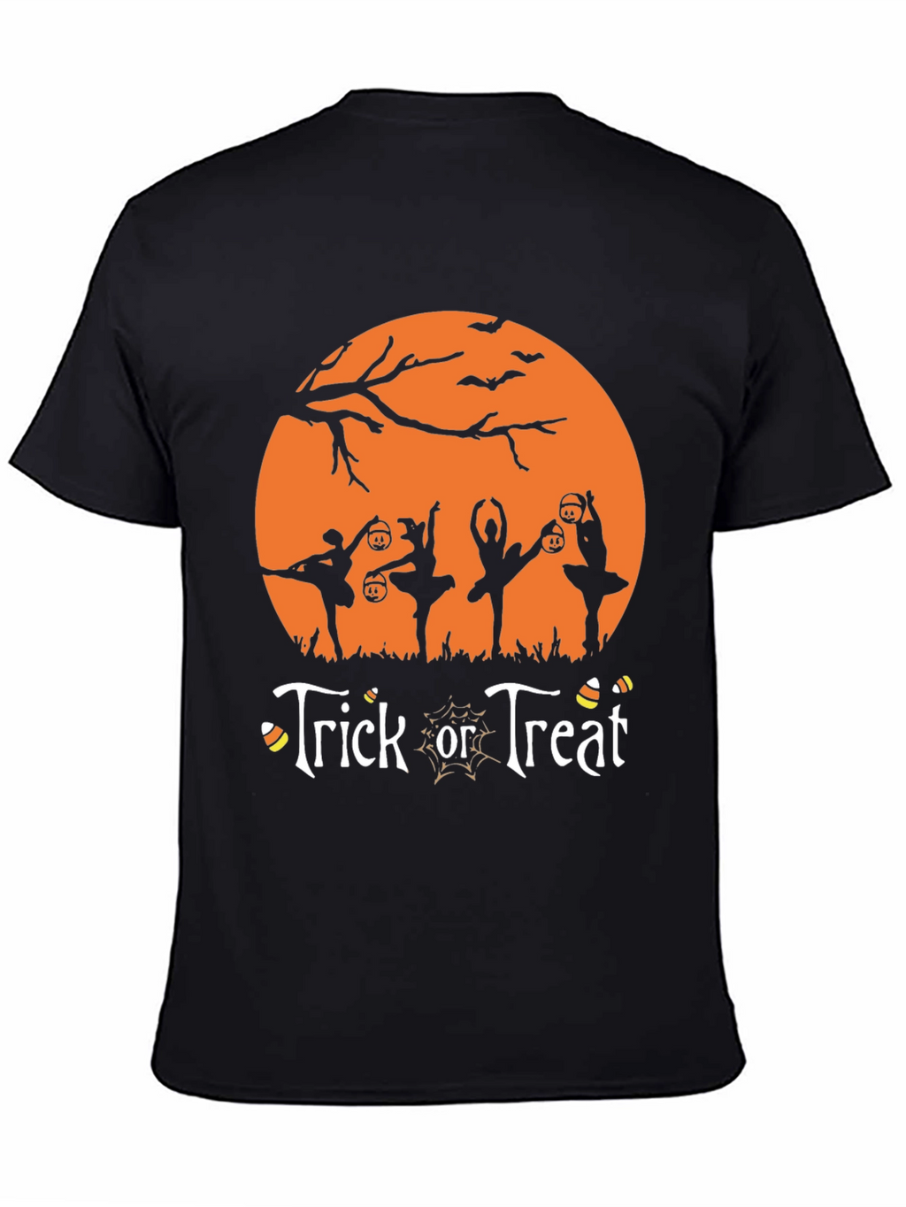 Halloween Ballerina Trick or Treat Graphic Tee
