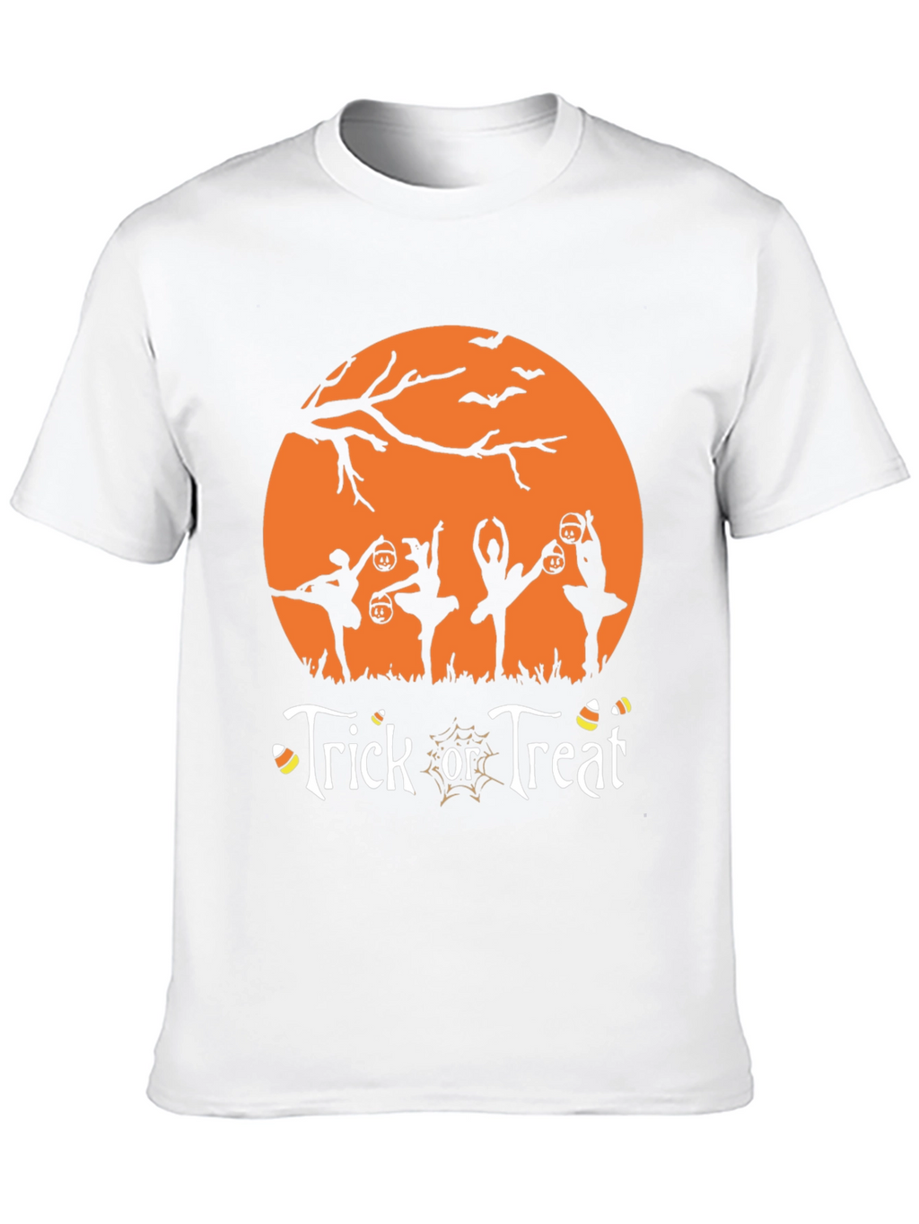 Halloween Ballerina Trick or Treat Graphic Tee