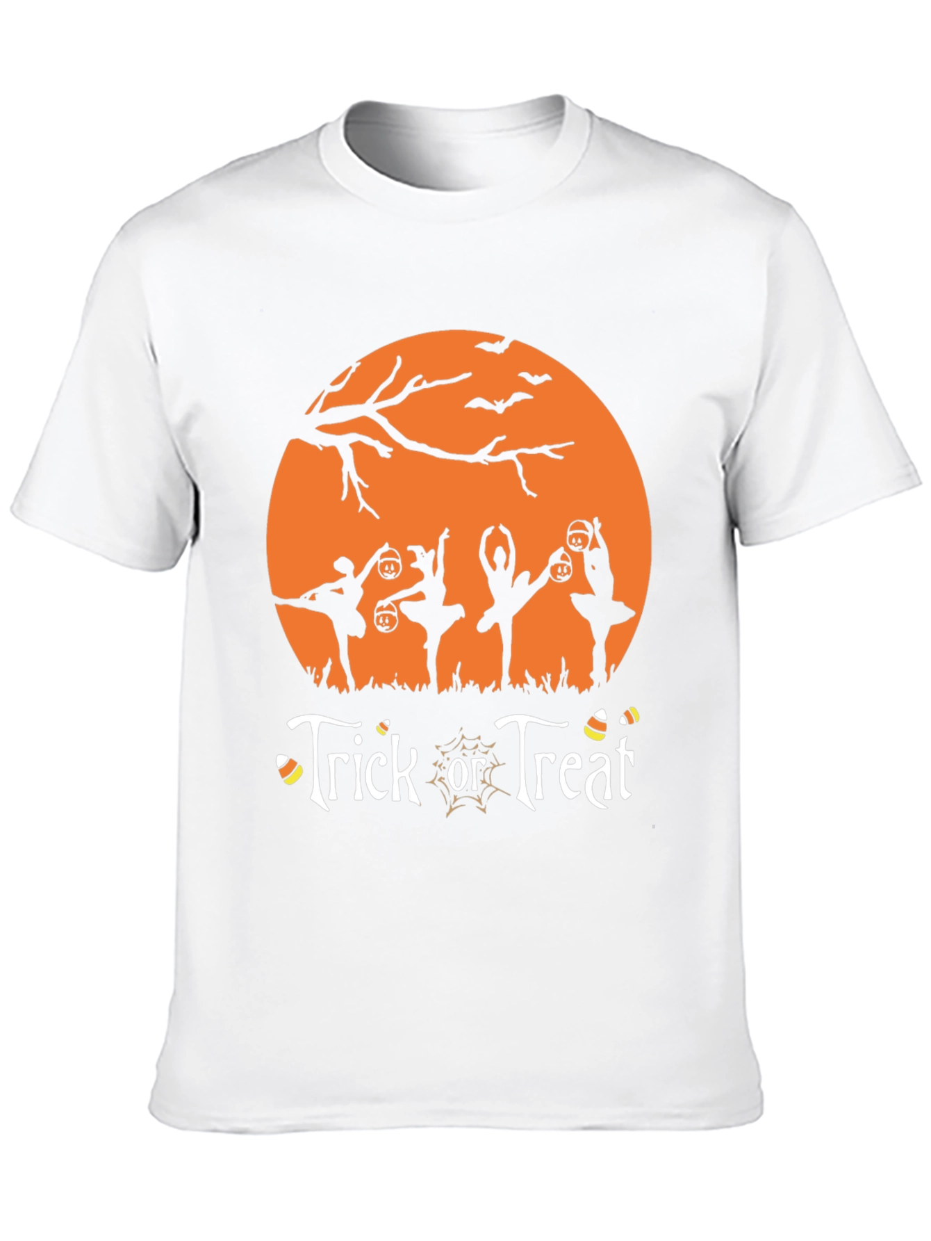 Halloween Ballerina Trick or Treat Graphic Tee