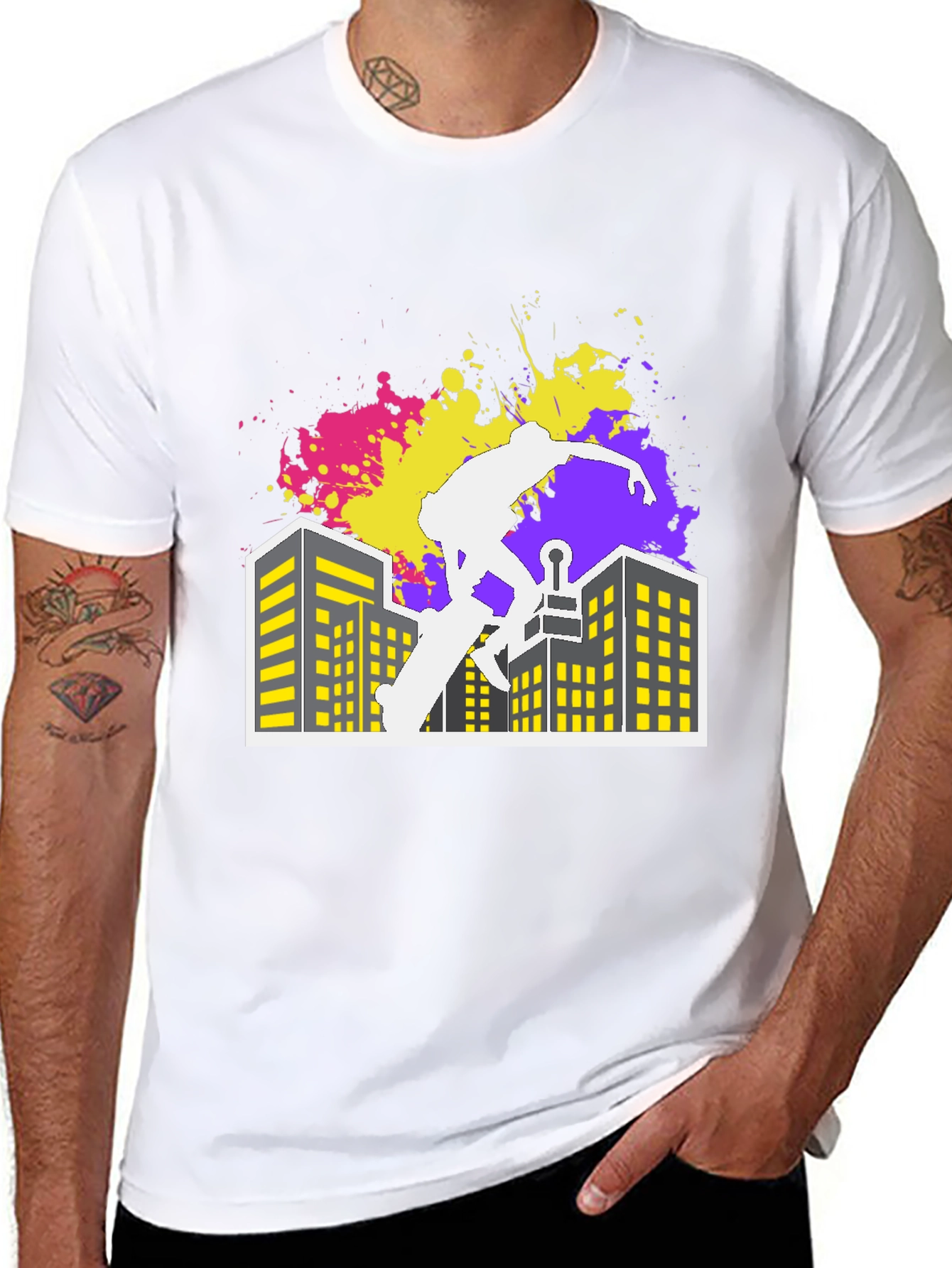 Skater City T-Shirt - Urban Style Tee