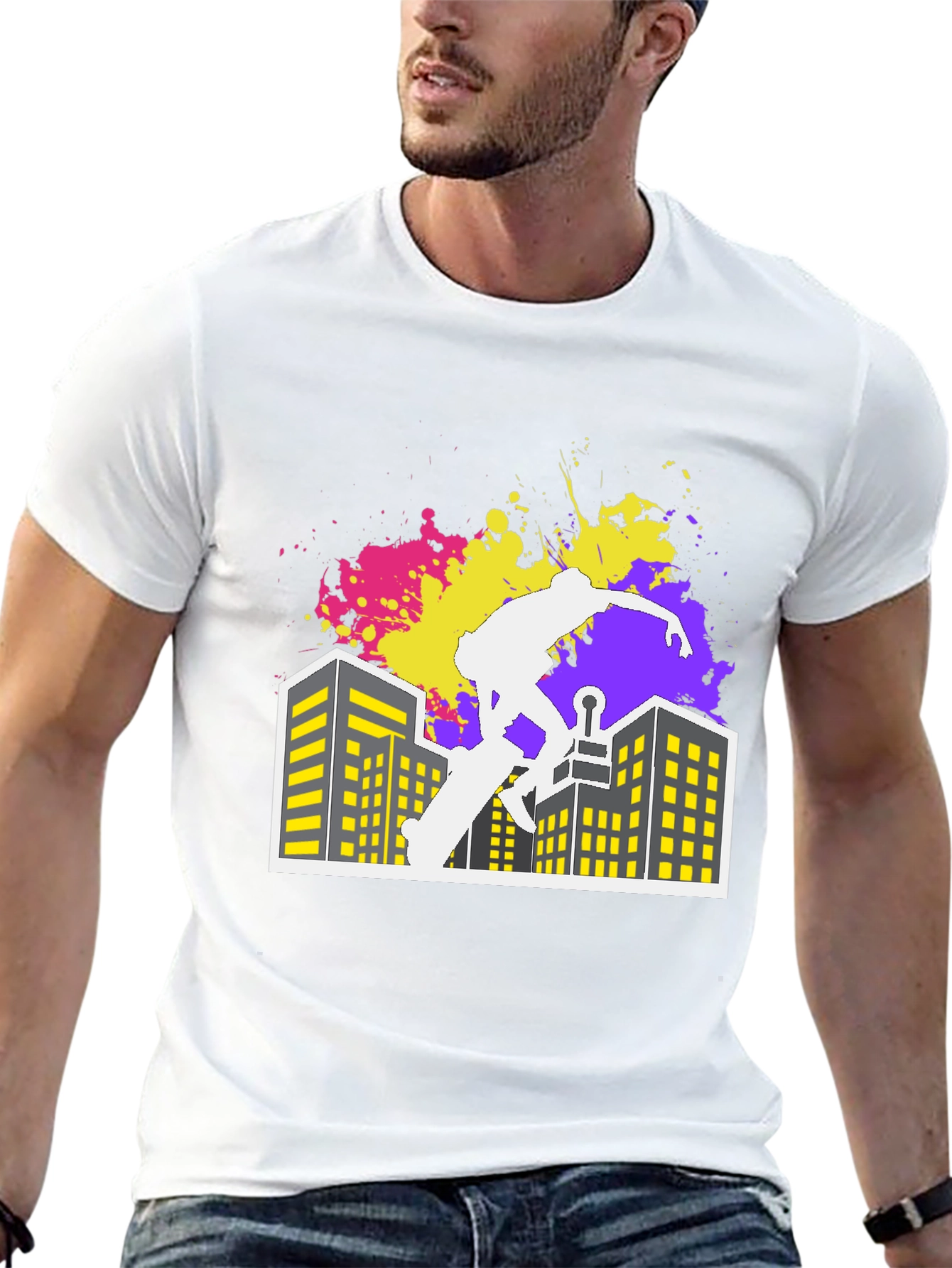 Skater City T-Shirt - Urban Style Tee