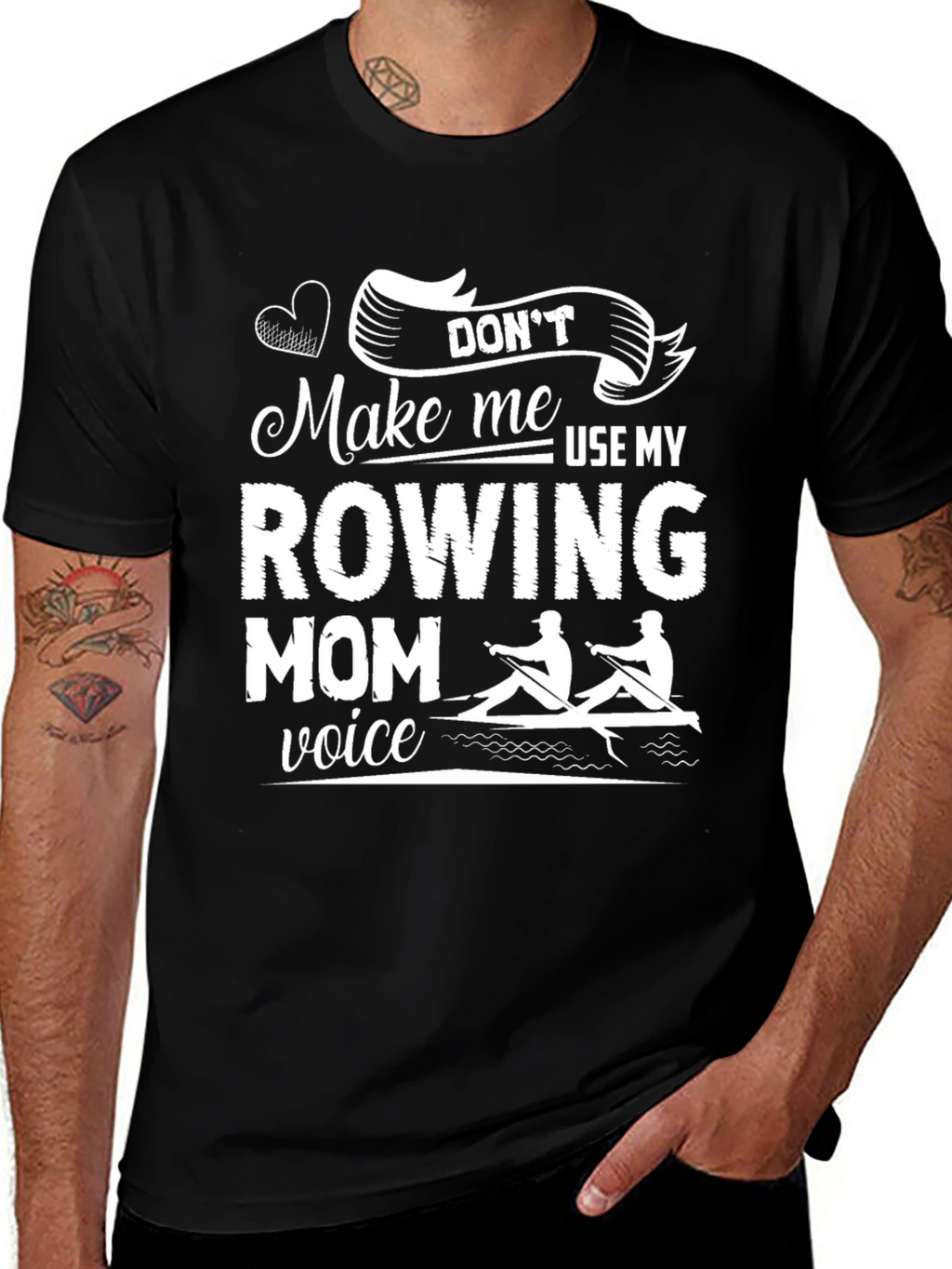 Rowing Mom Graphic T-Shirt