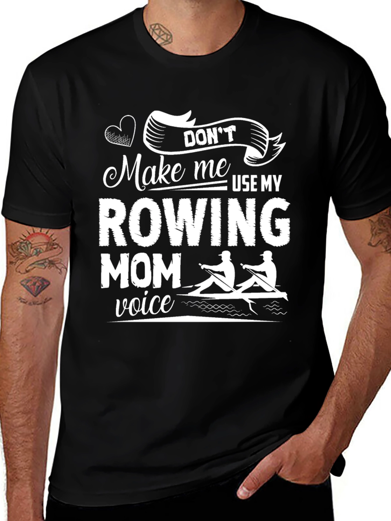 Rowing Mom Graphic T-Shirt
