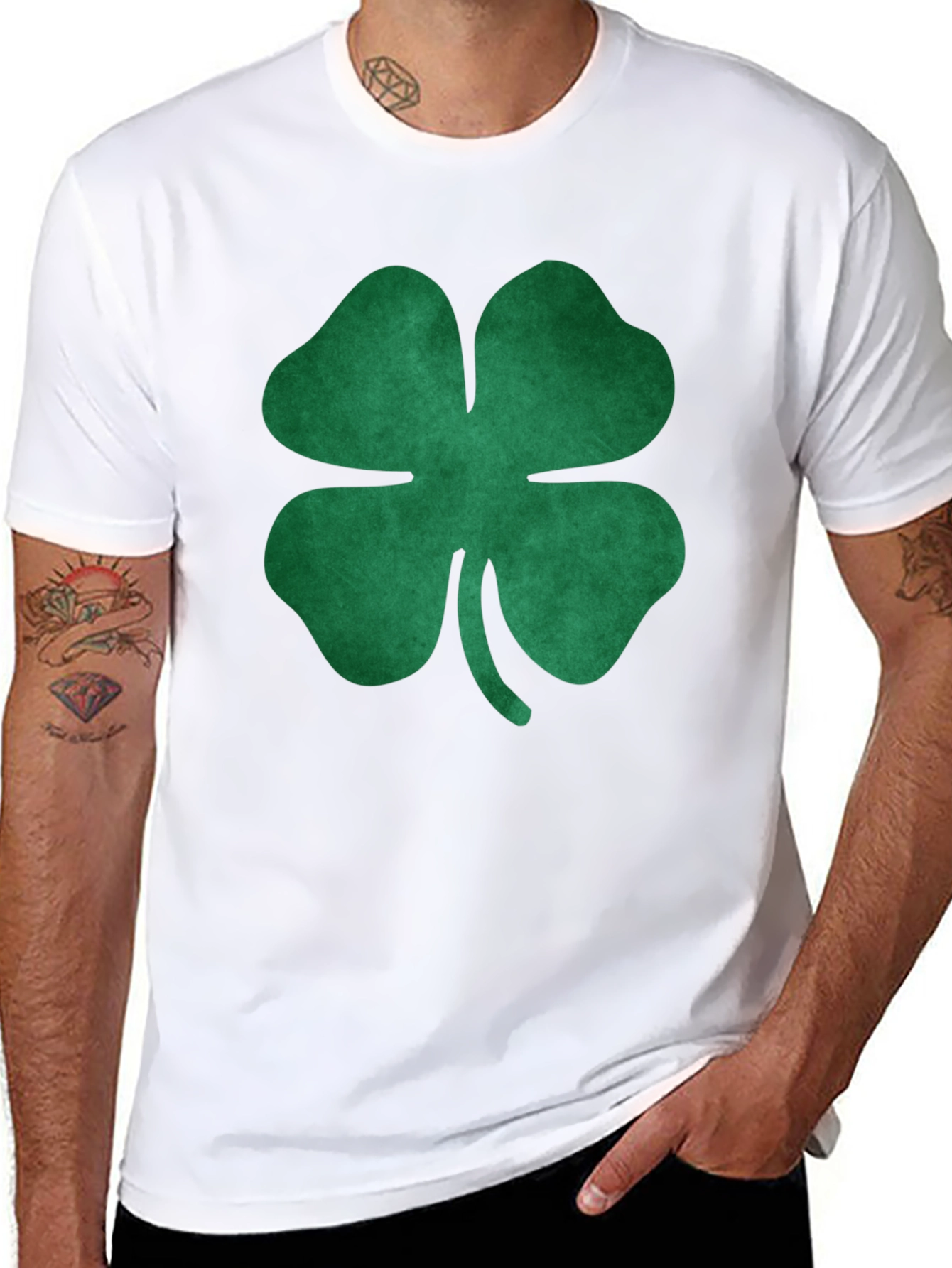 Lucky Green Shamrock T-Shirt - St. Patricks Day Apparel