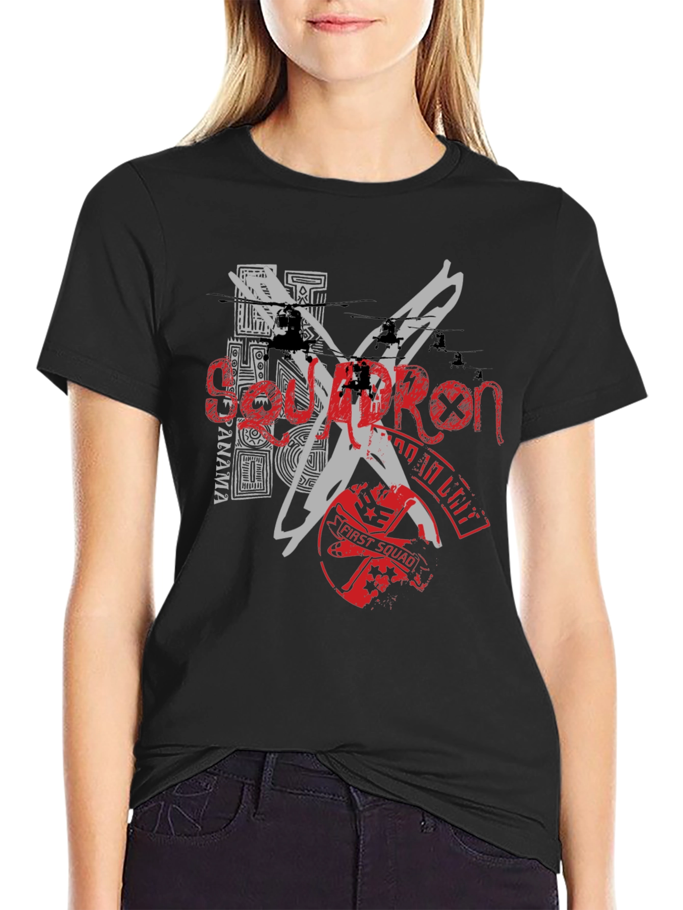 Graphic Print Crew Neck T-Shirt