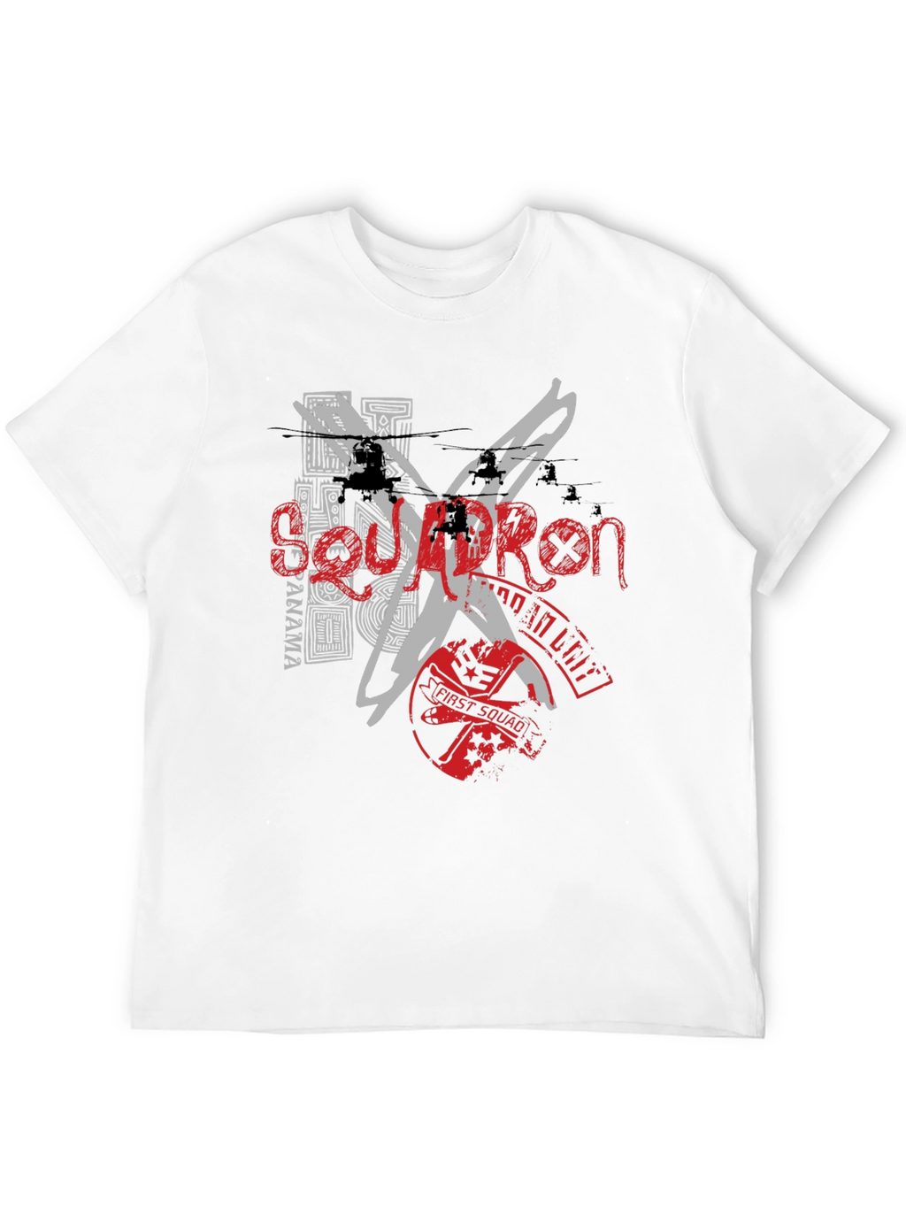 Graphic Print Crew Neck T-Shirt