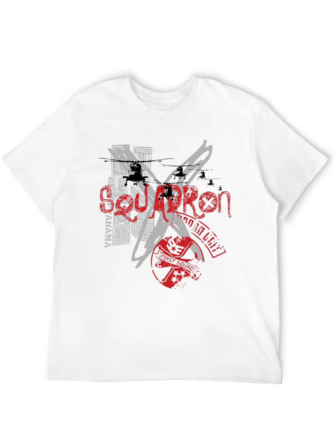 Graphic Print Crew Neck T-Shirt