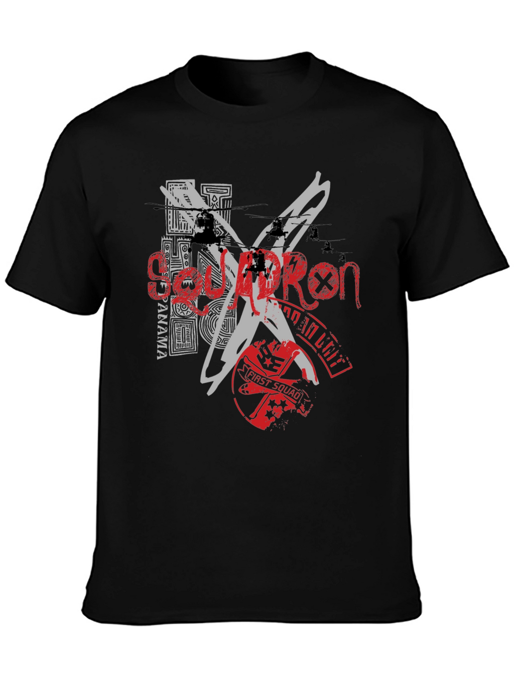 Graphic Print Crew Neck T-Shirt