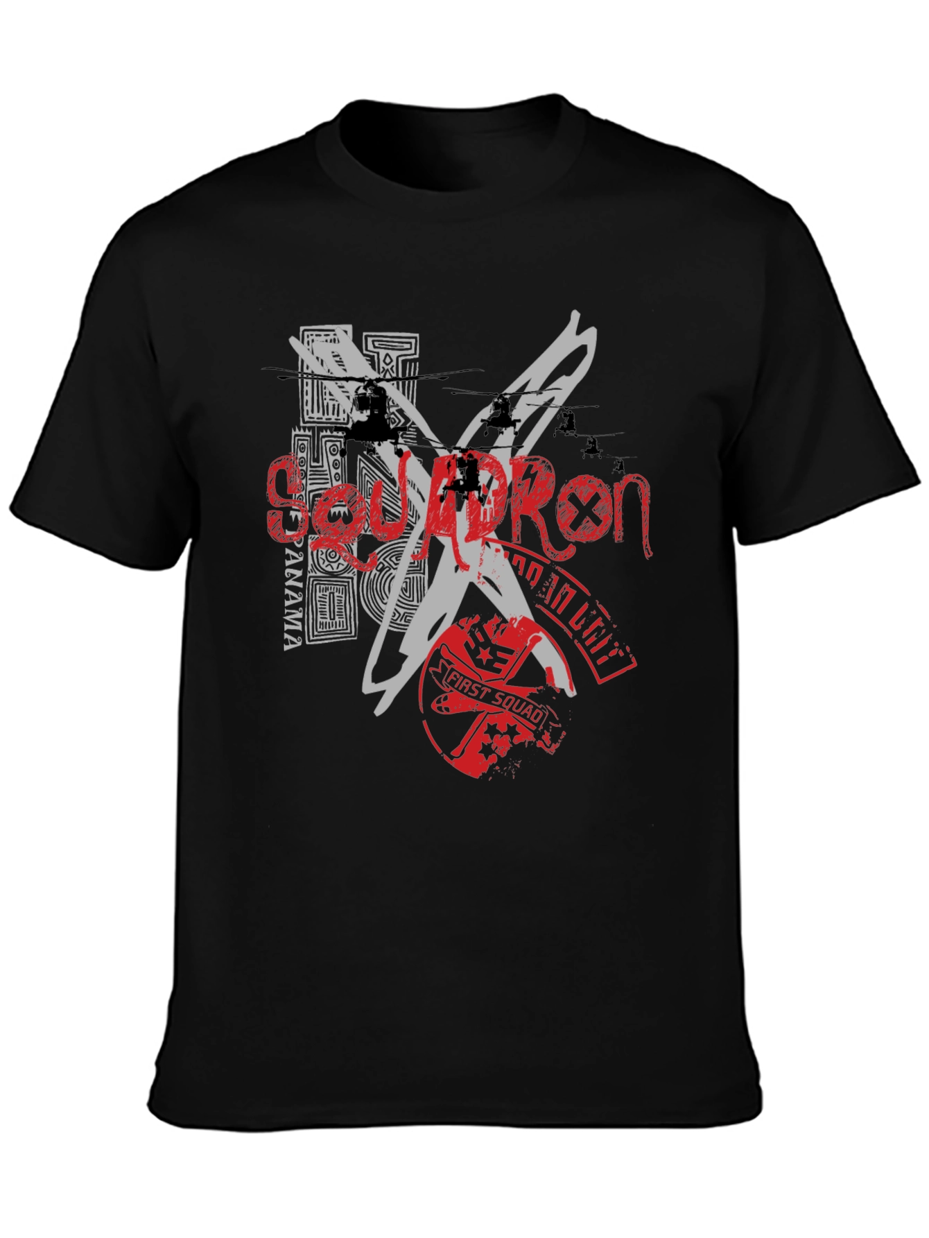 Graphic Print Crew Neck T-Shirt