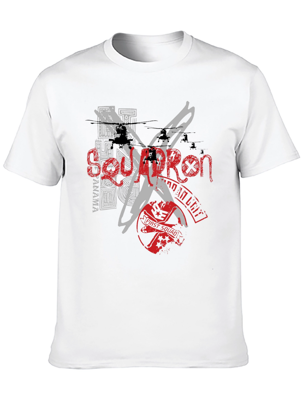 Graphic Print Crew Neck T-Shirt