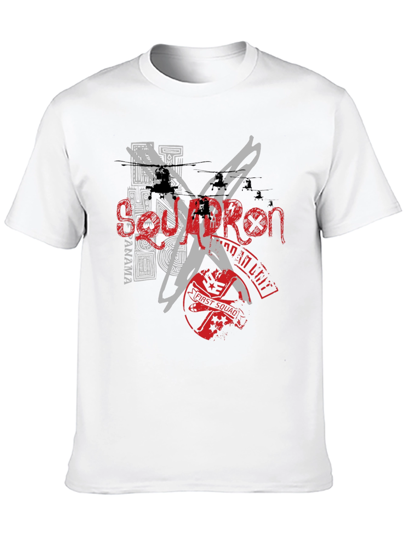 Graphic Print Crew Neck T-Shirt