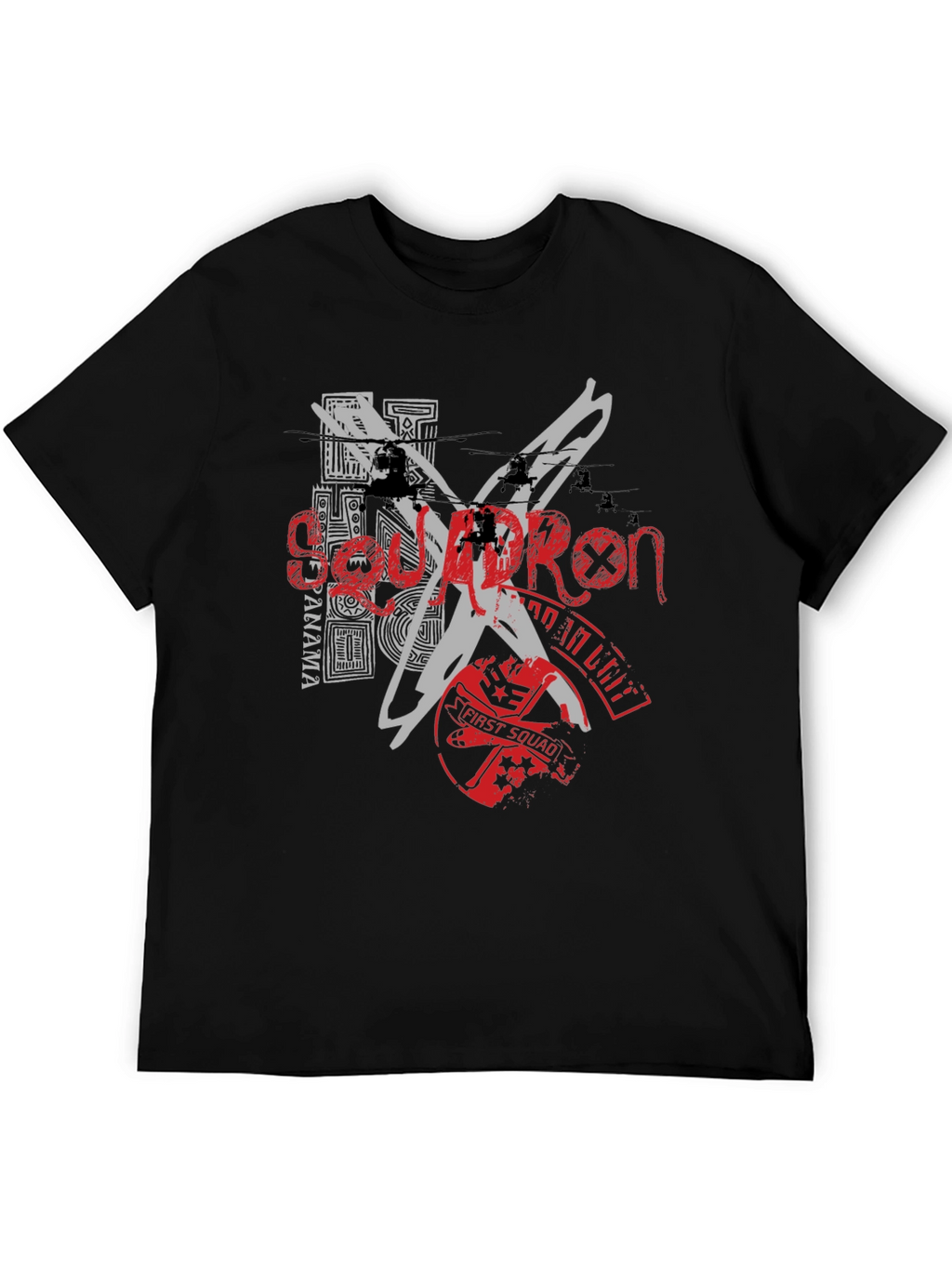 Graphic Print Crew Neck T-Shirt