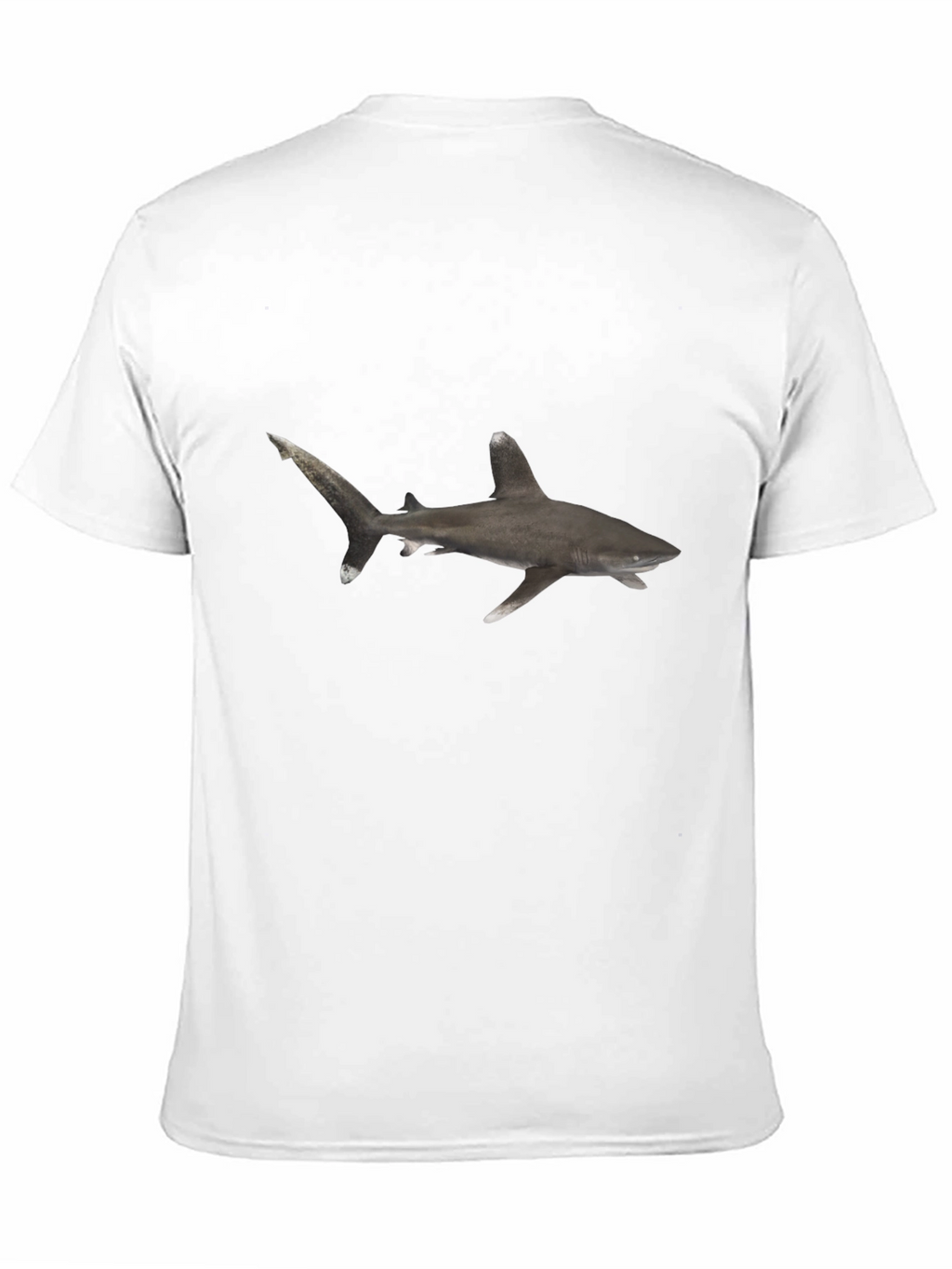Shark Graphic Black T-Shirt - Mens Casual Tee