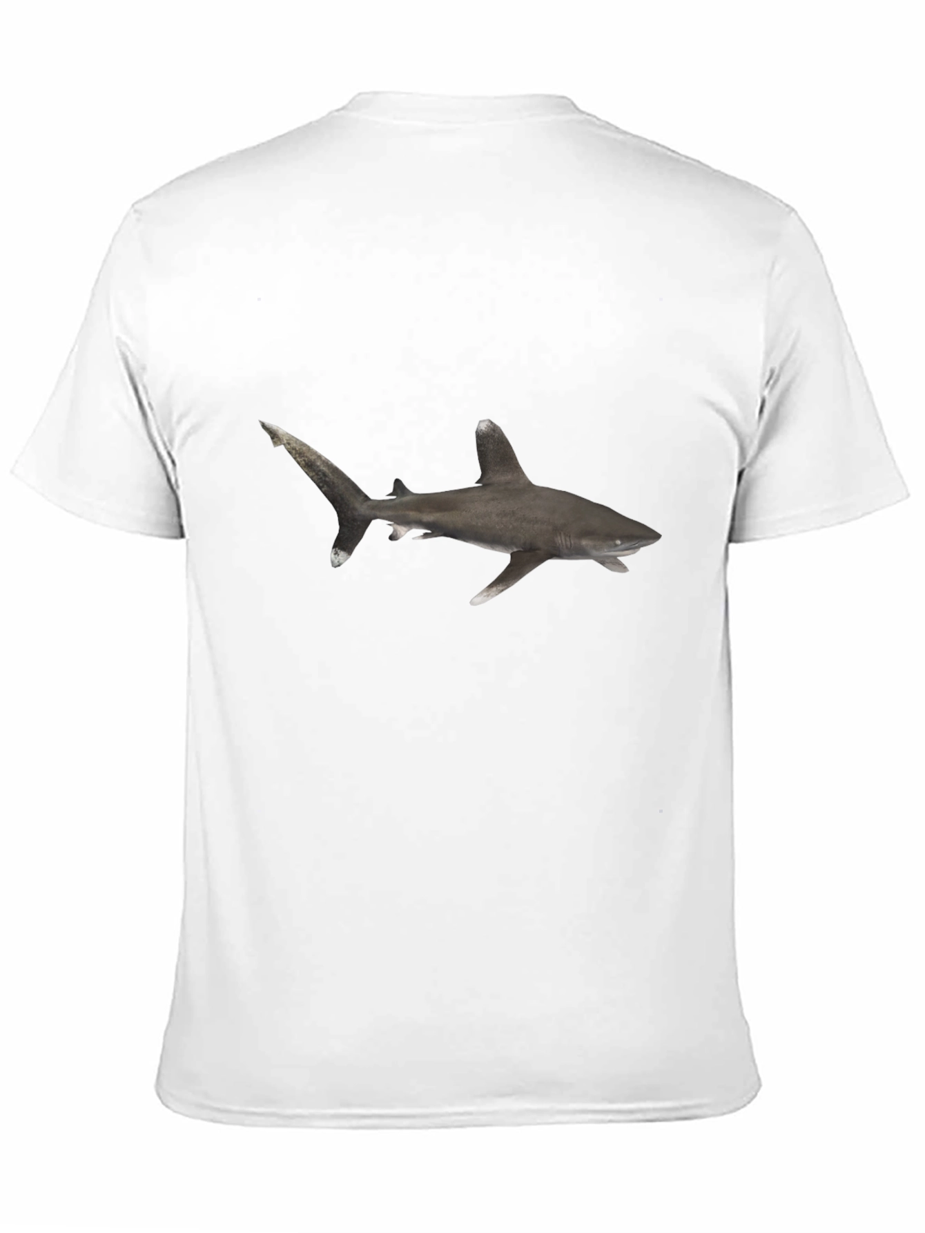 Shark Graphic Black T-Shirt - Mens Casual Tee