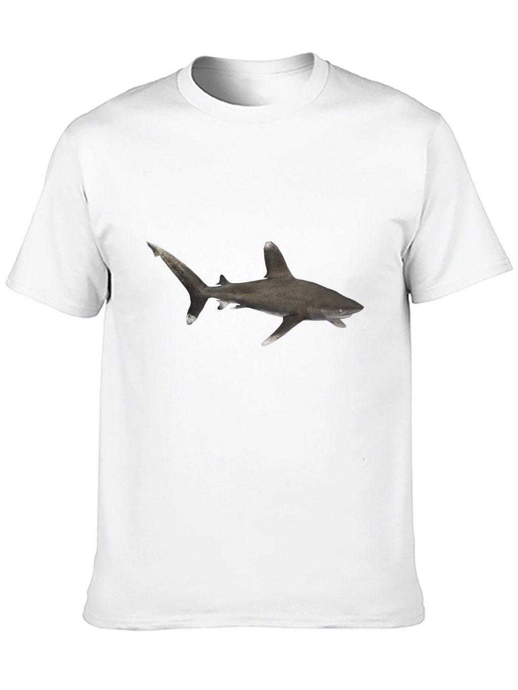Shark Graphic Black T-Shirt - Mens Casual Tee