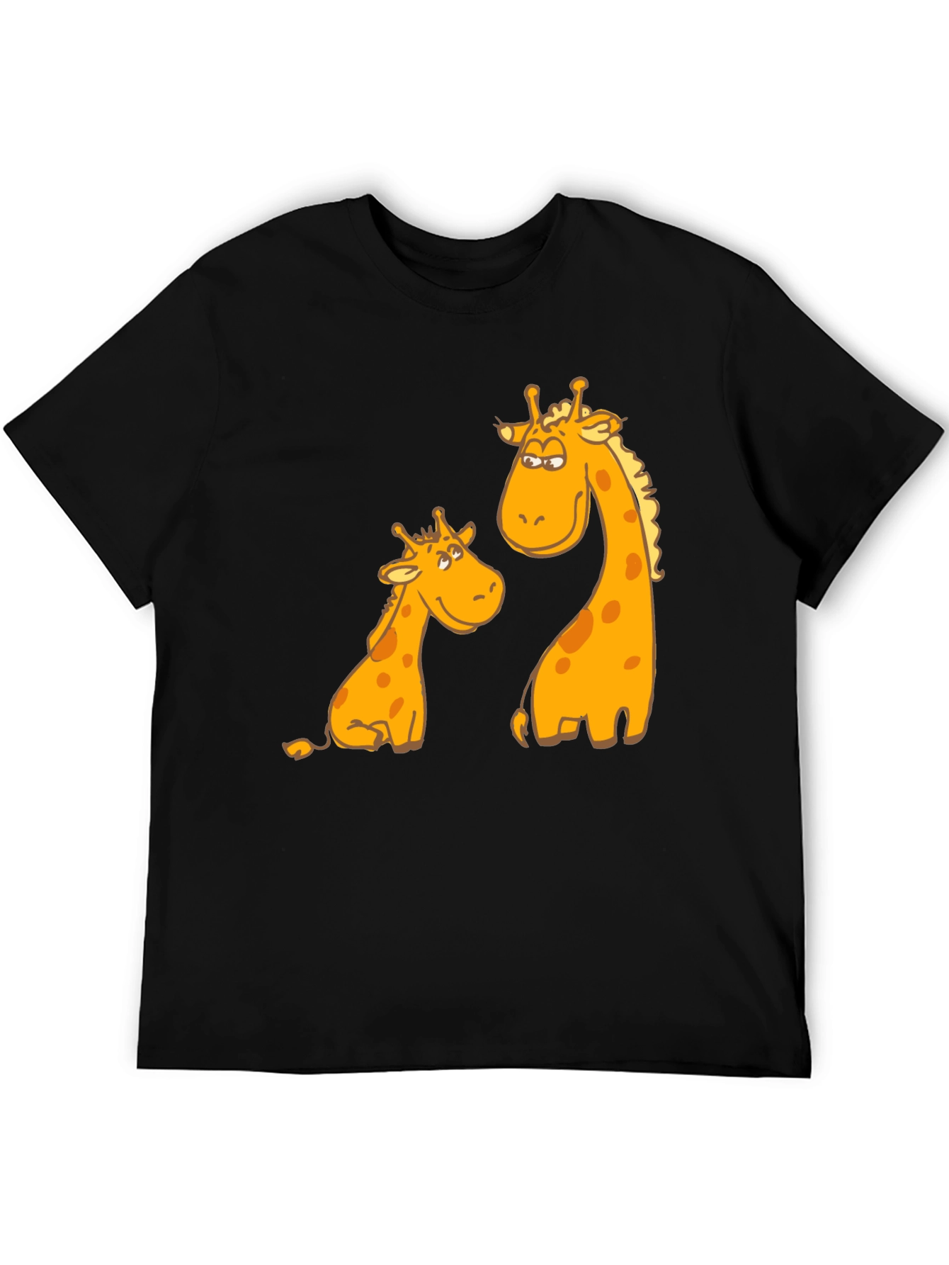 Giraffe Graphic Tee - Unique Animal Cartoon T-Shirt