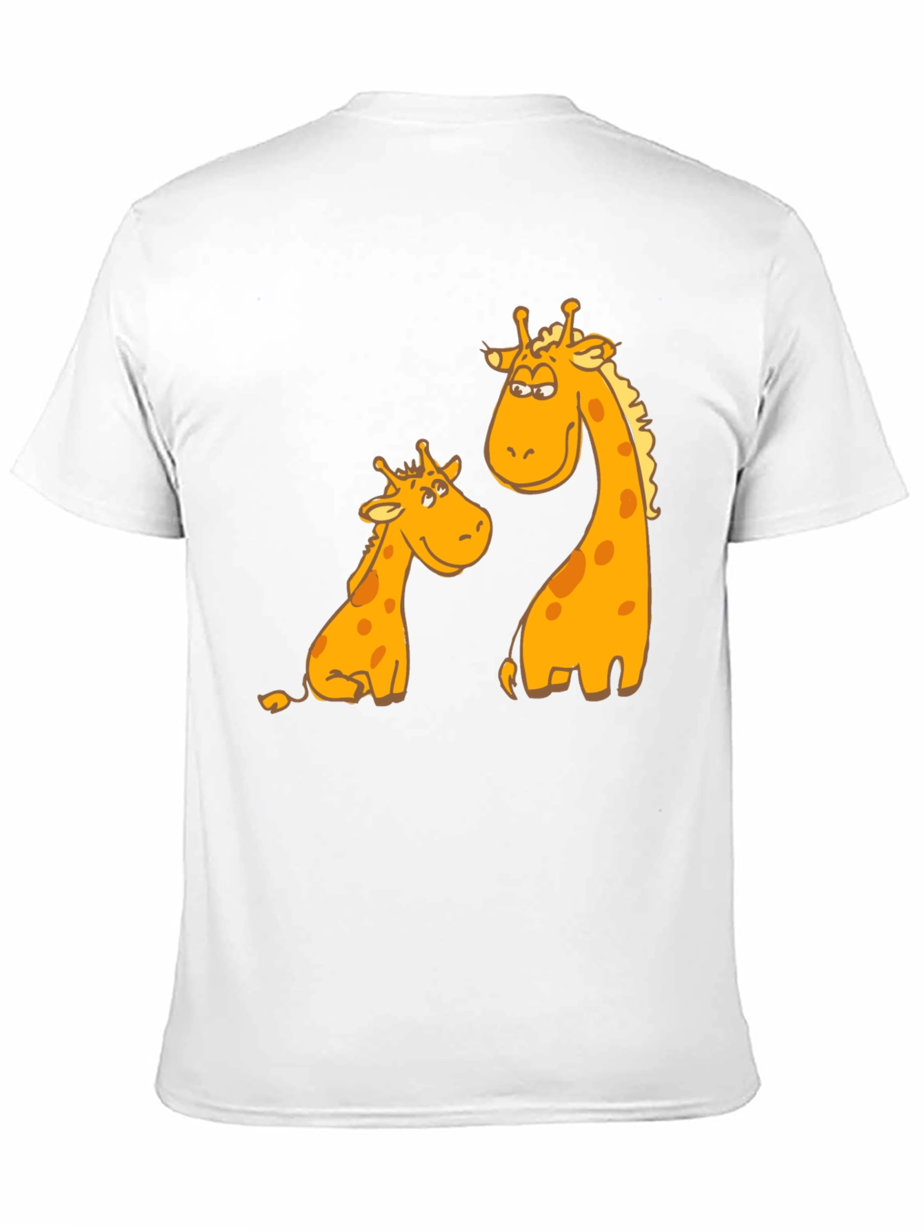 Giraffe Graphic Tee - Unique Animal Cartoon T-Shirt