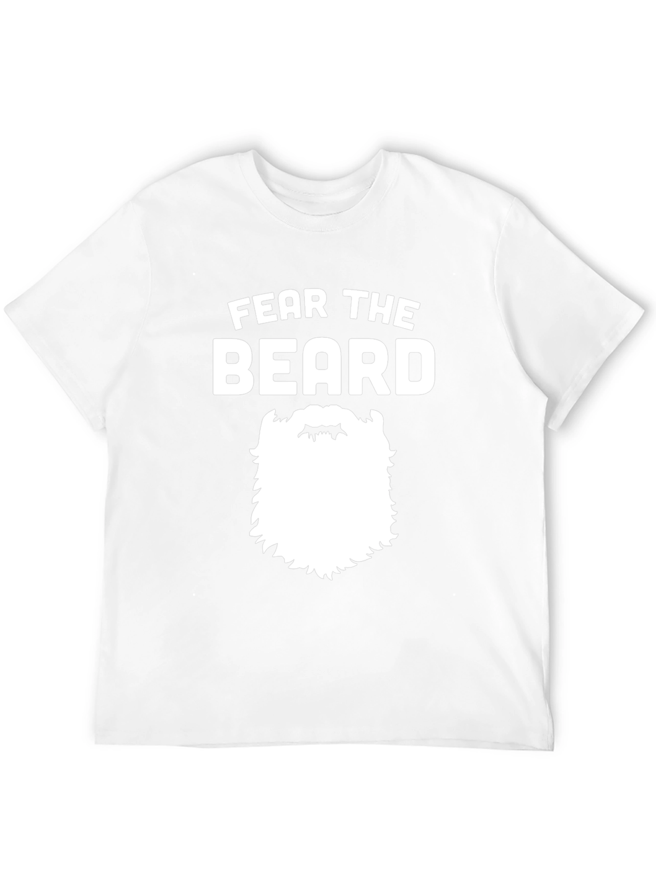 Fear The Beard T-Shirt - Funny Bearded Man Tee