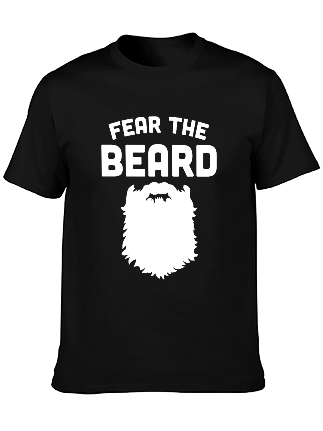 Fear The Beard T-Shirt - Funny Bearded Man Tee