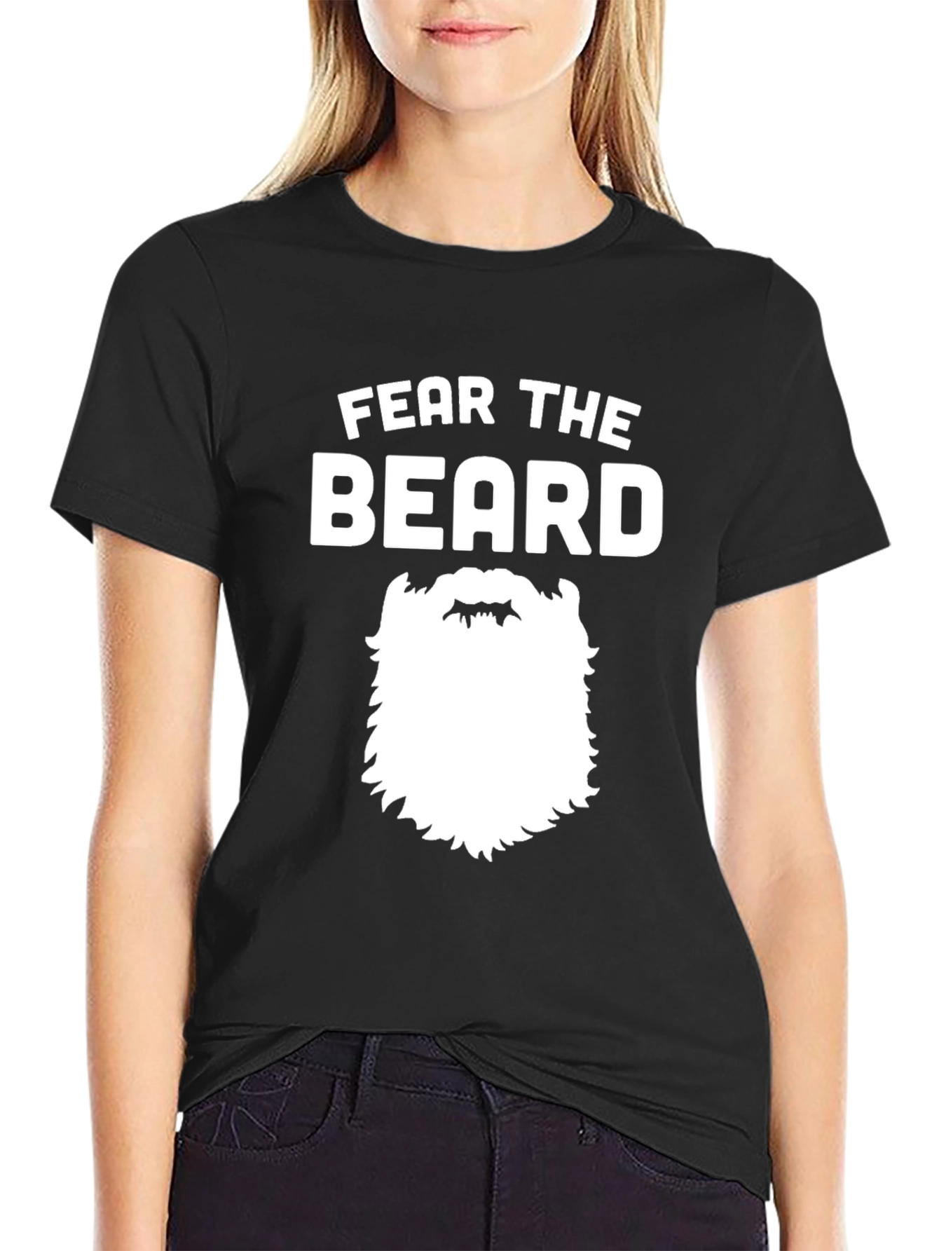 Fear The Beard T-Shirt - Funny Bearded Man Tee